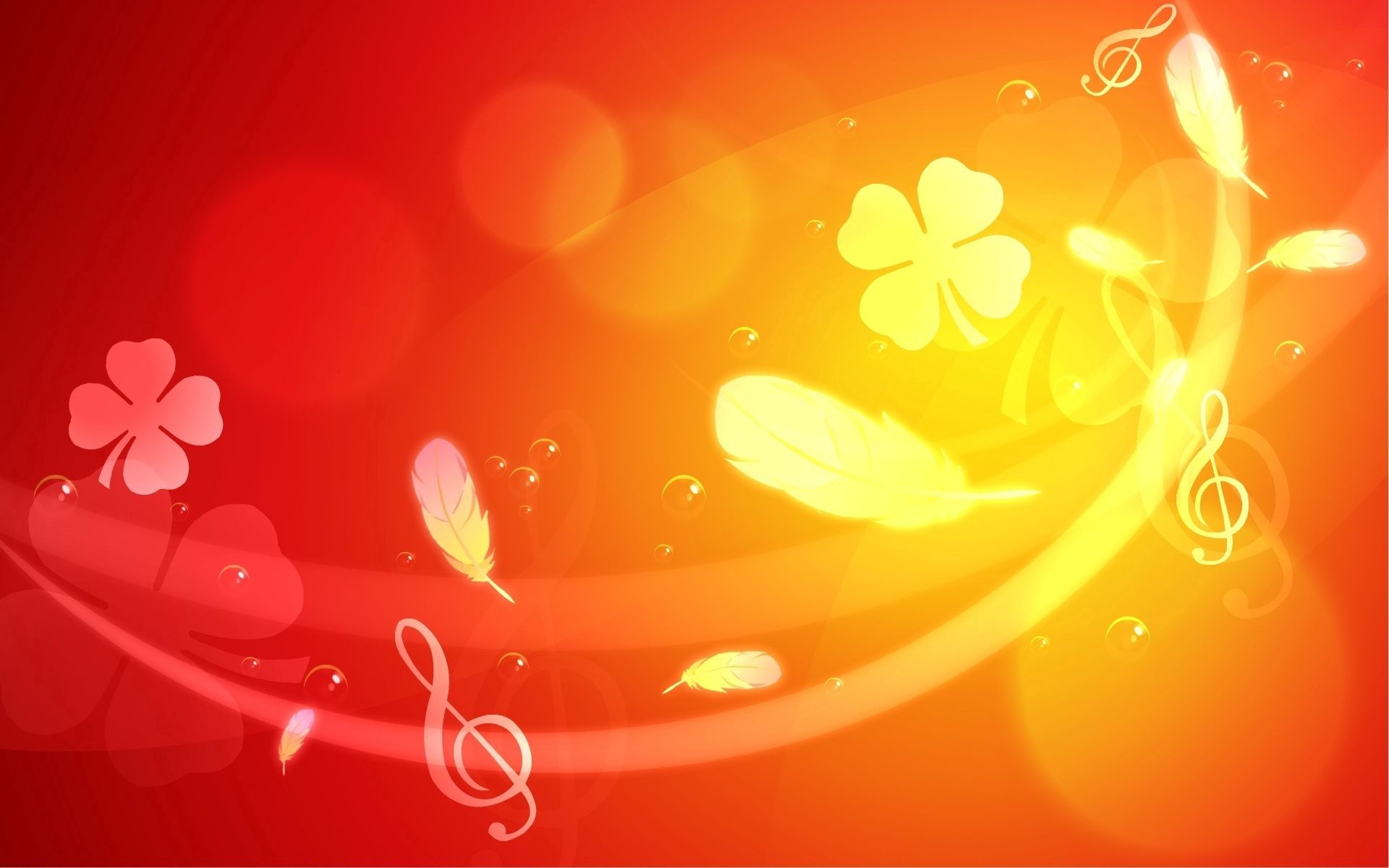 Free download wallpaper Flowers, Leaves, Feather, Colourful, Abstract, Colorful on your PC desktop