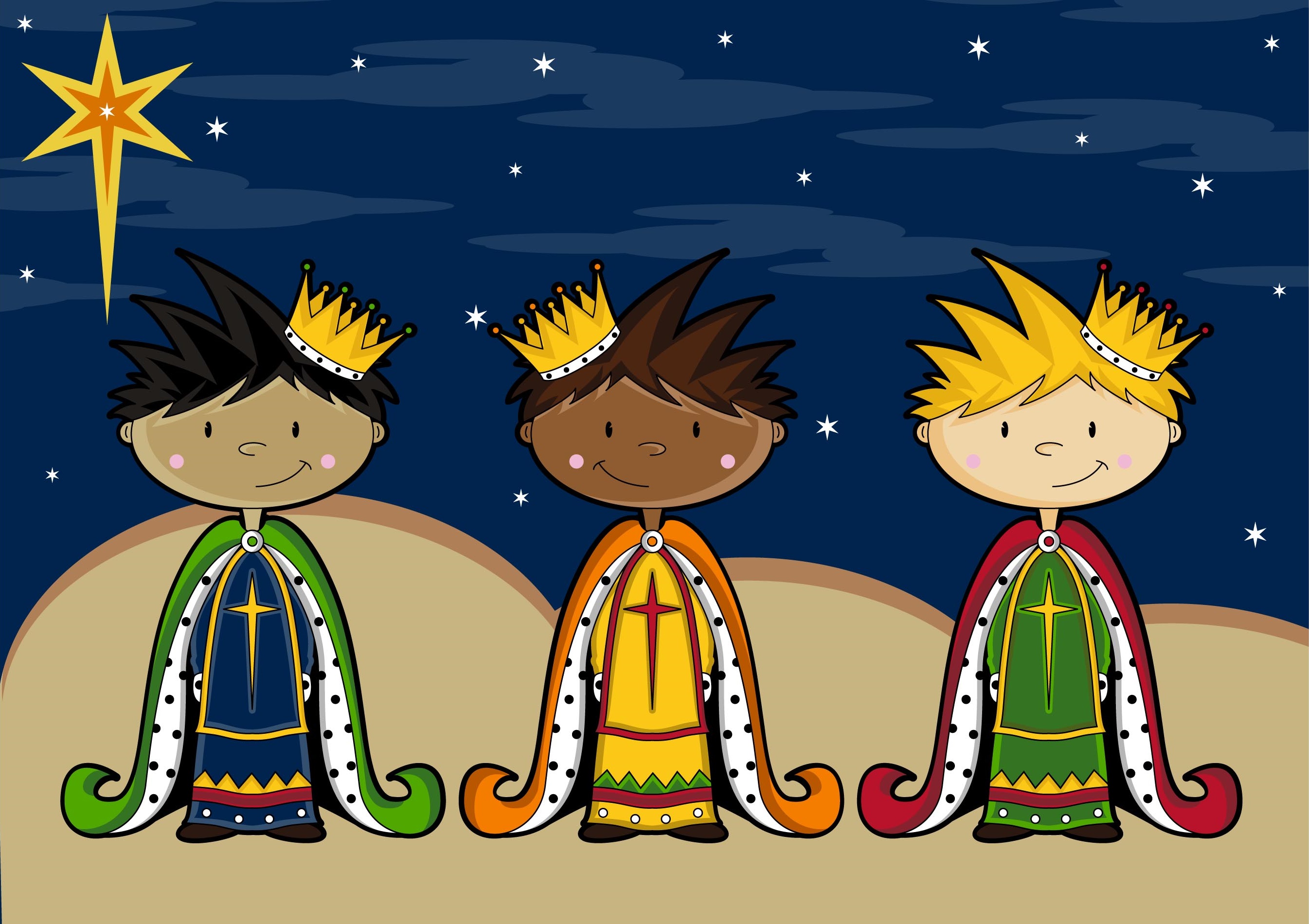 Free download wallpaper Christmas, Holiday, The Three Wise Men on your PC desktop