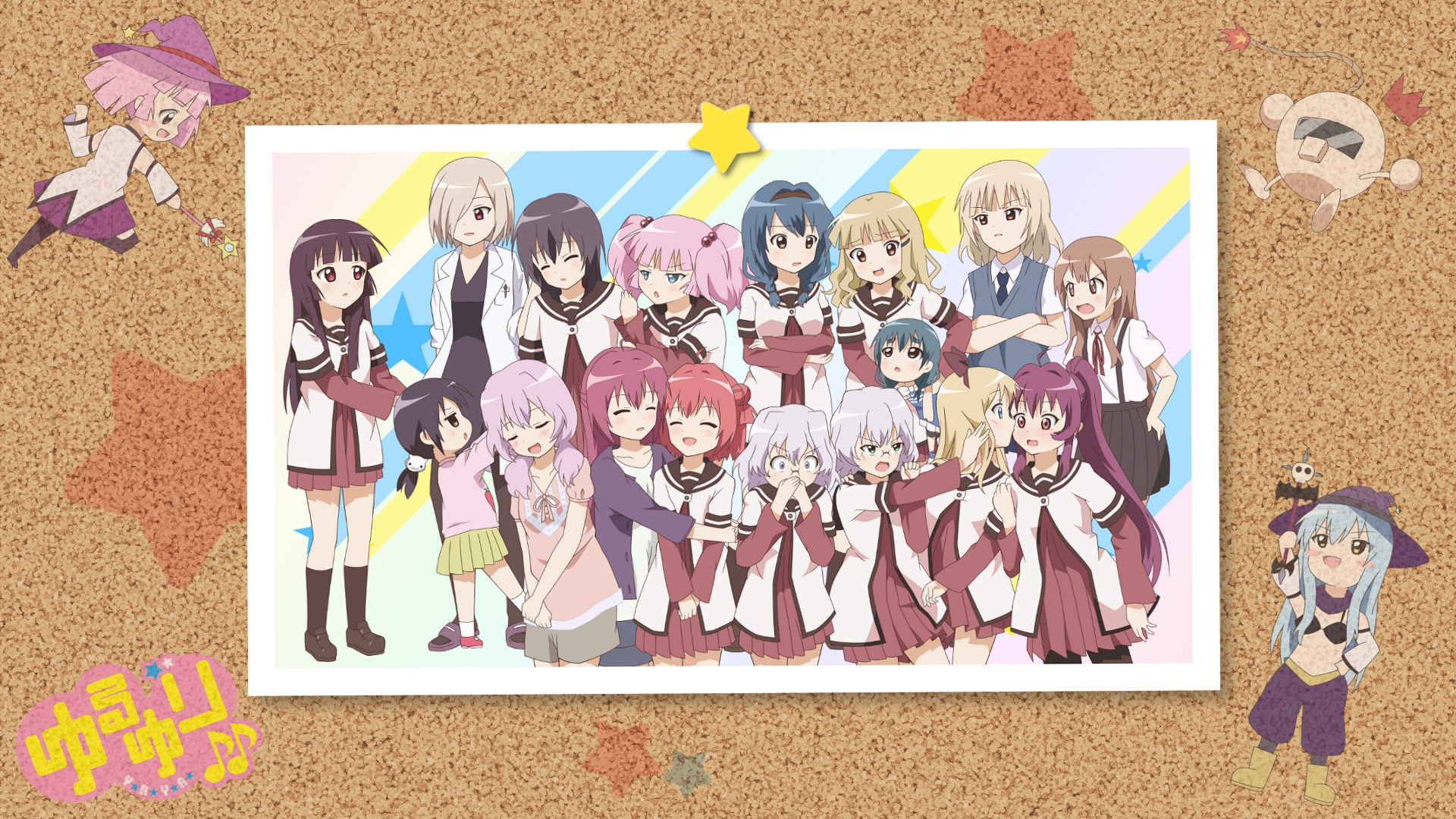 Download mobile wallpaper Anime, Yuru Yuri for free.