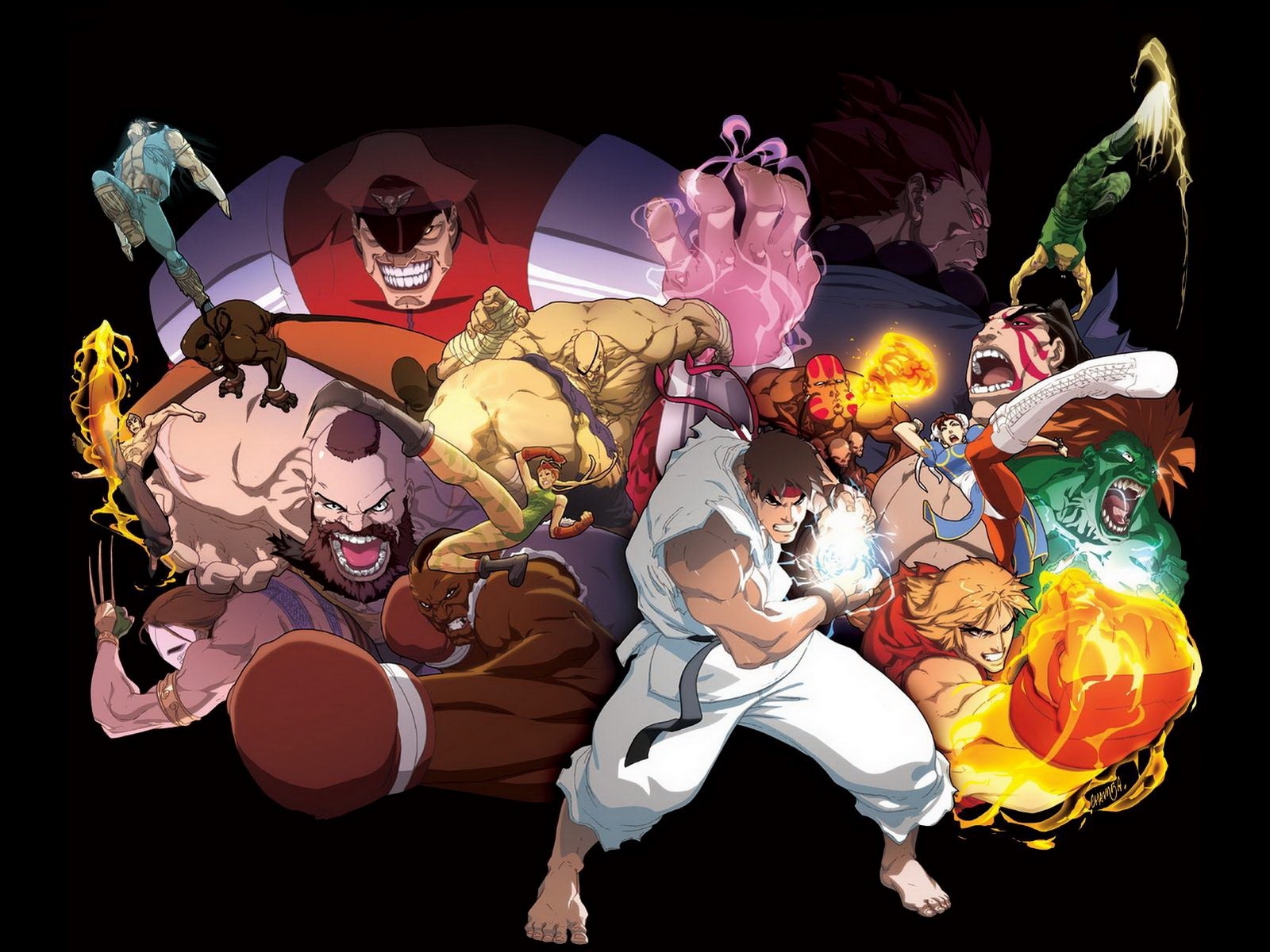 2018 Bild herunterladen anime, spiele, street fighter - Hintergrundbilder und Bildschirmschoner kostenlos