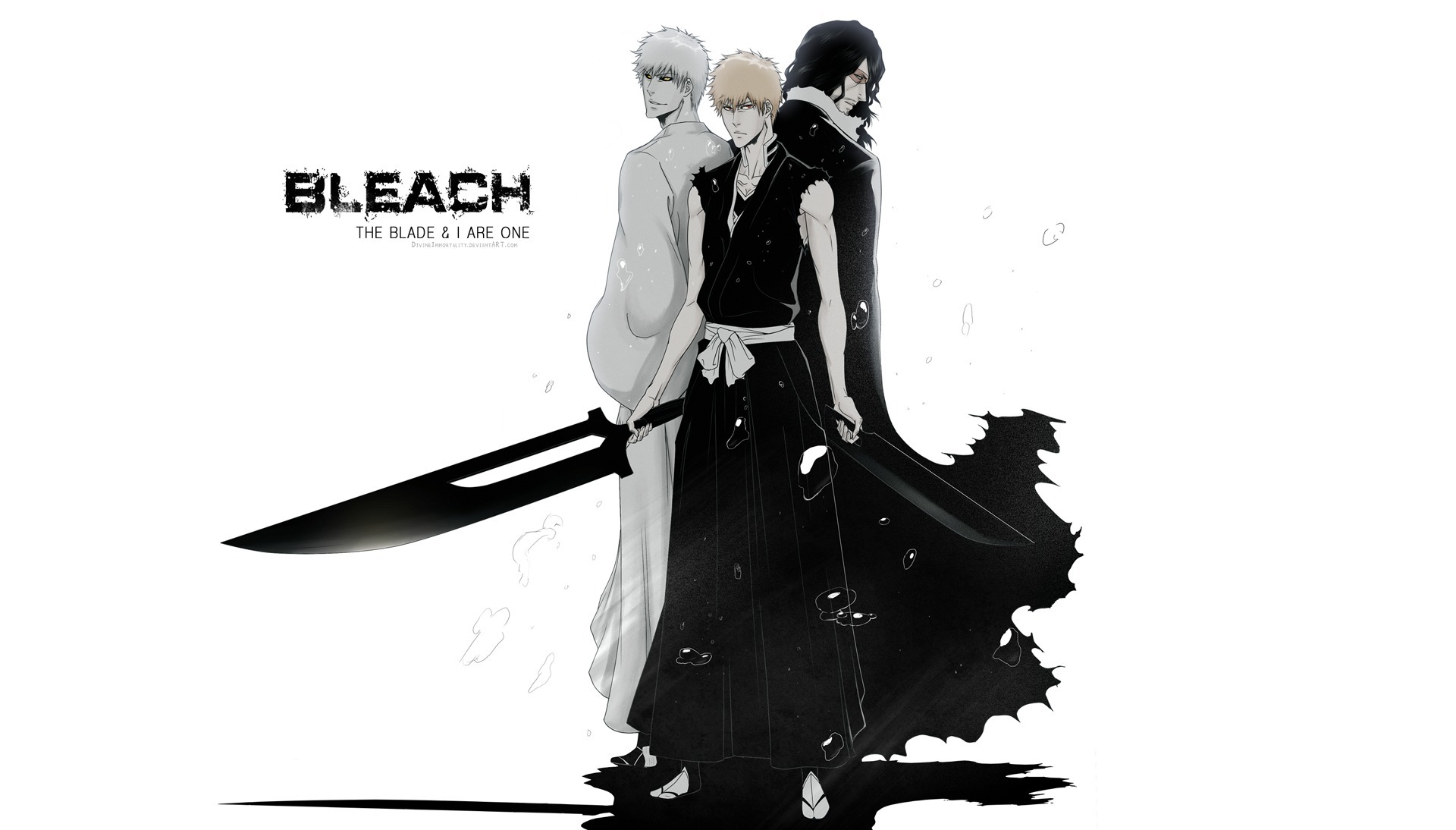 Download mobile wallpaper Anime, Bleach, Ichigo Kurosaki, Zangetsu (Bleach), Hollow Ichigo for free.