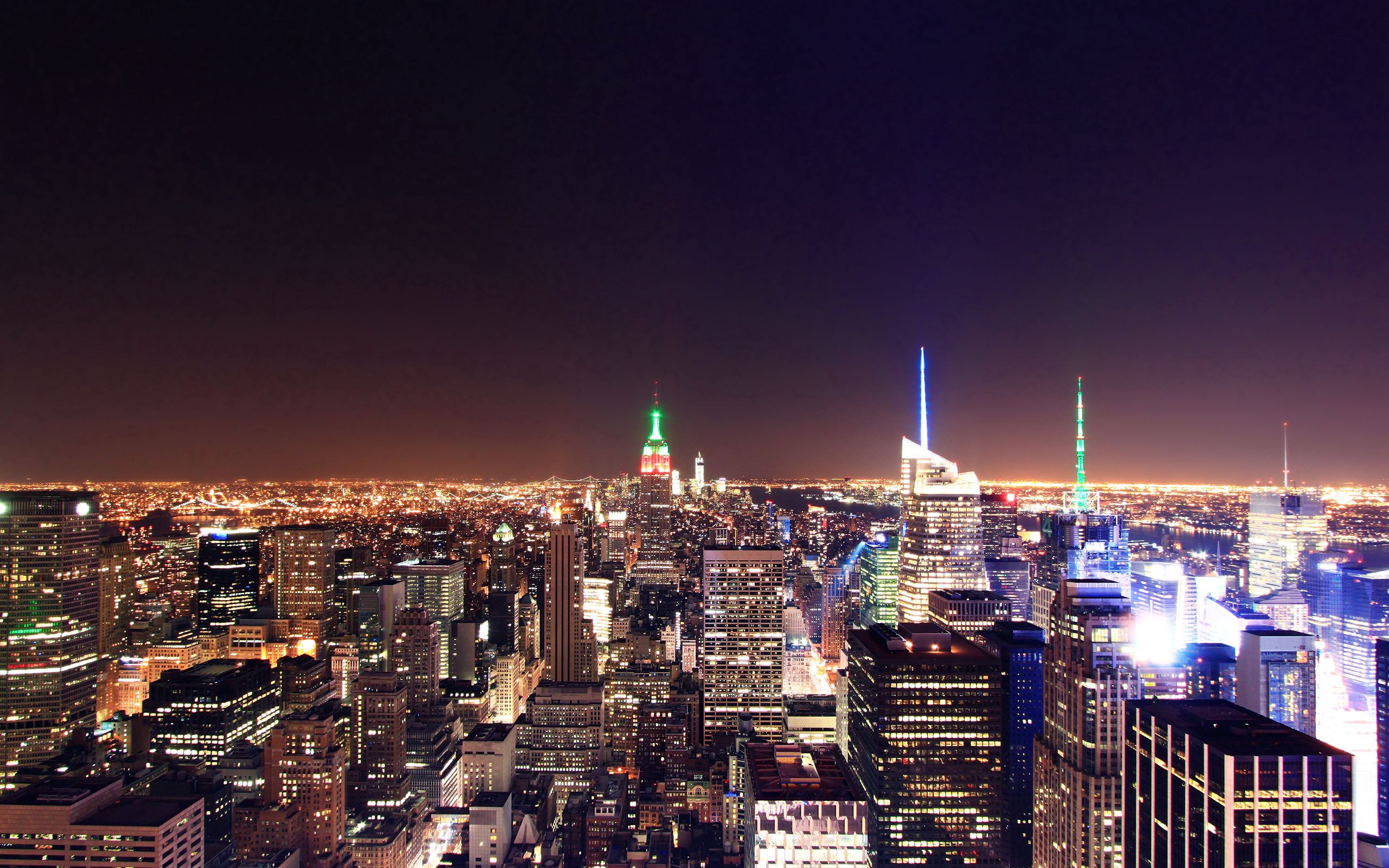 Free download wallpaper View From Above, Cities, City, New York on your PC desktop