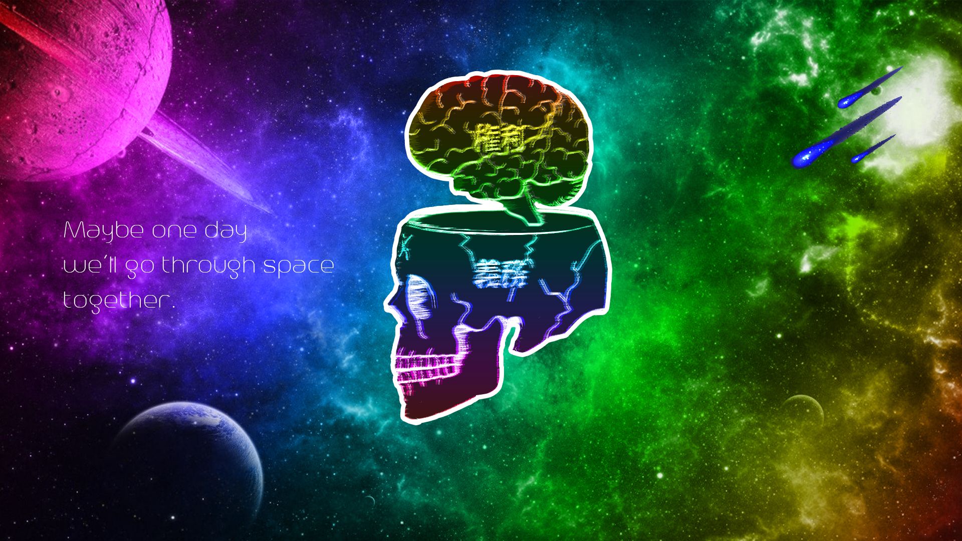 Free download wallpaper Abstract, Cool, Skull, Statement on your PC desktop