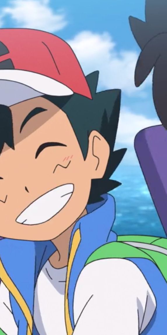 Phone wallpaper: Anime, Pokémon, Ash Ketchum, Cap, Goh (Pokémon), Smile ...