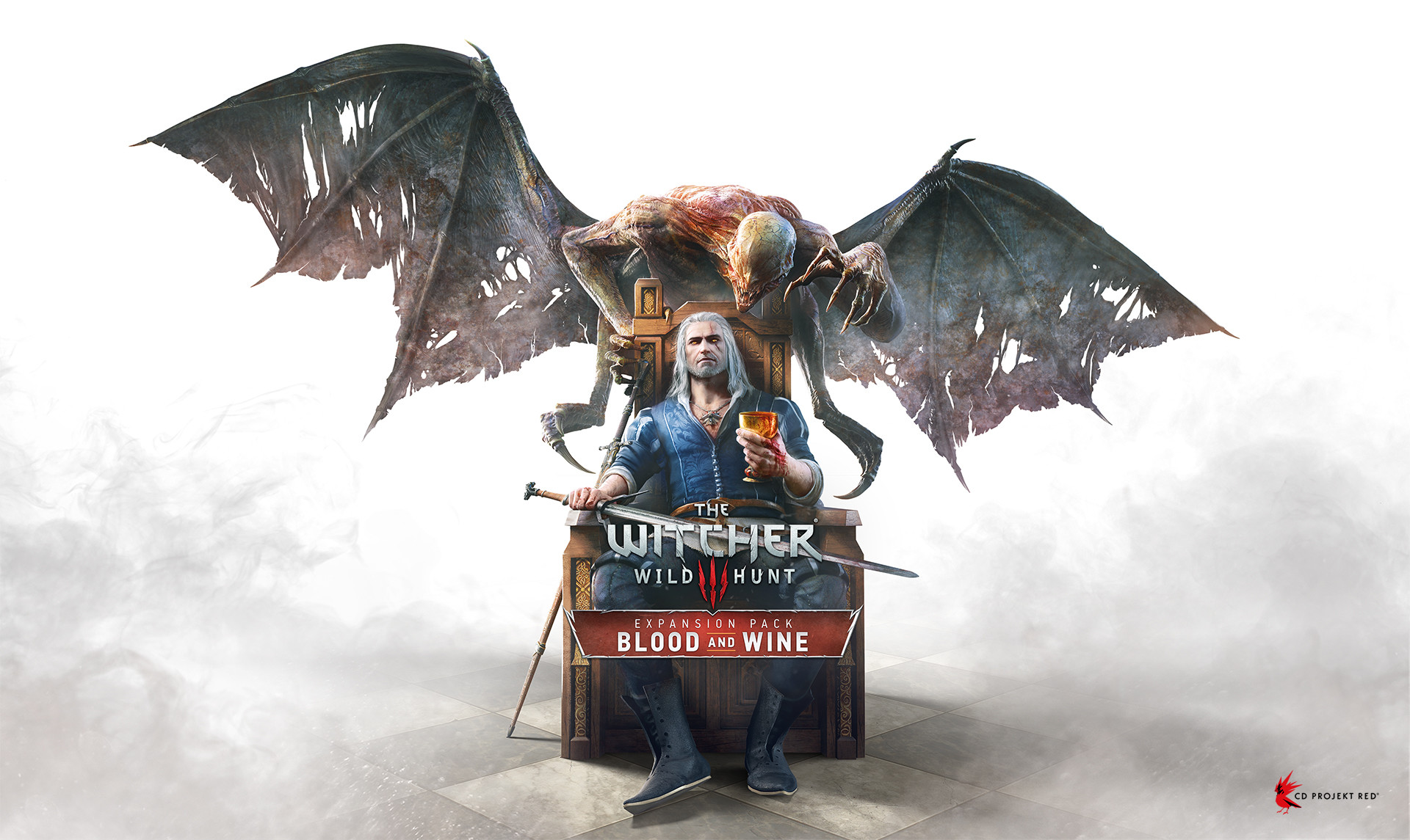 video game, the witcher 3: wild hunt, creature, geralt of rivia, wings, the witcher
