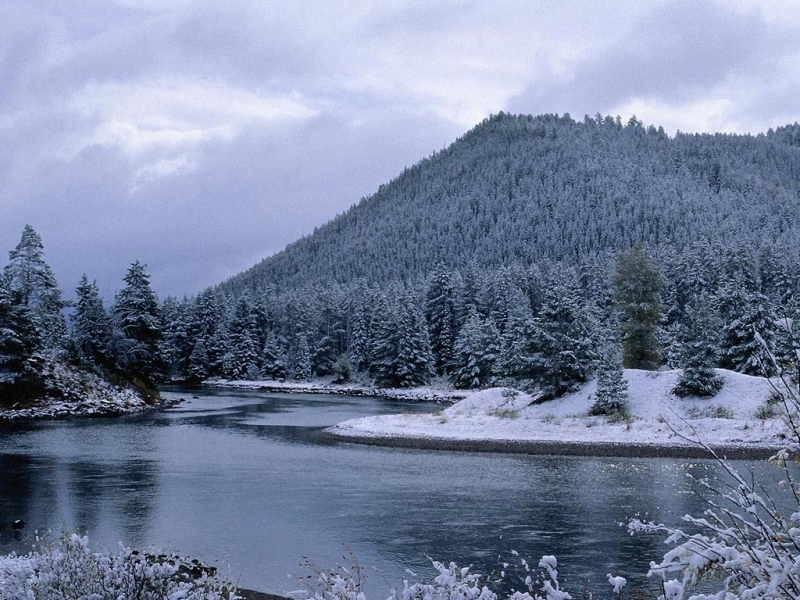 Download mobile wallpaper Landscape, Winter, Nature for free.