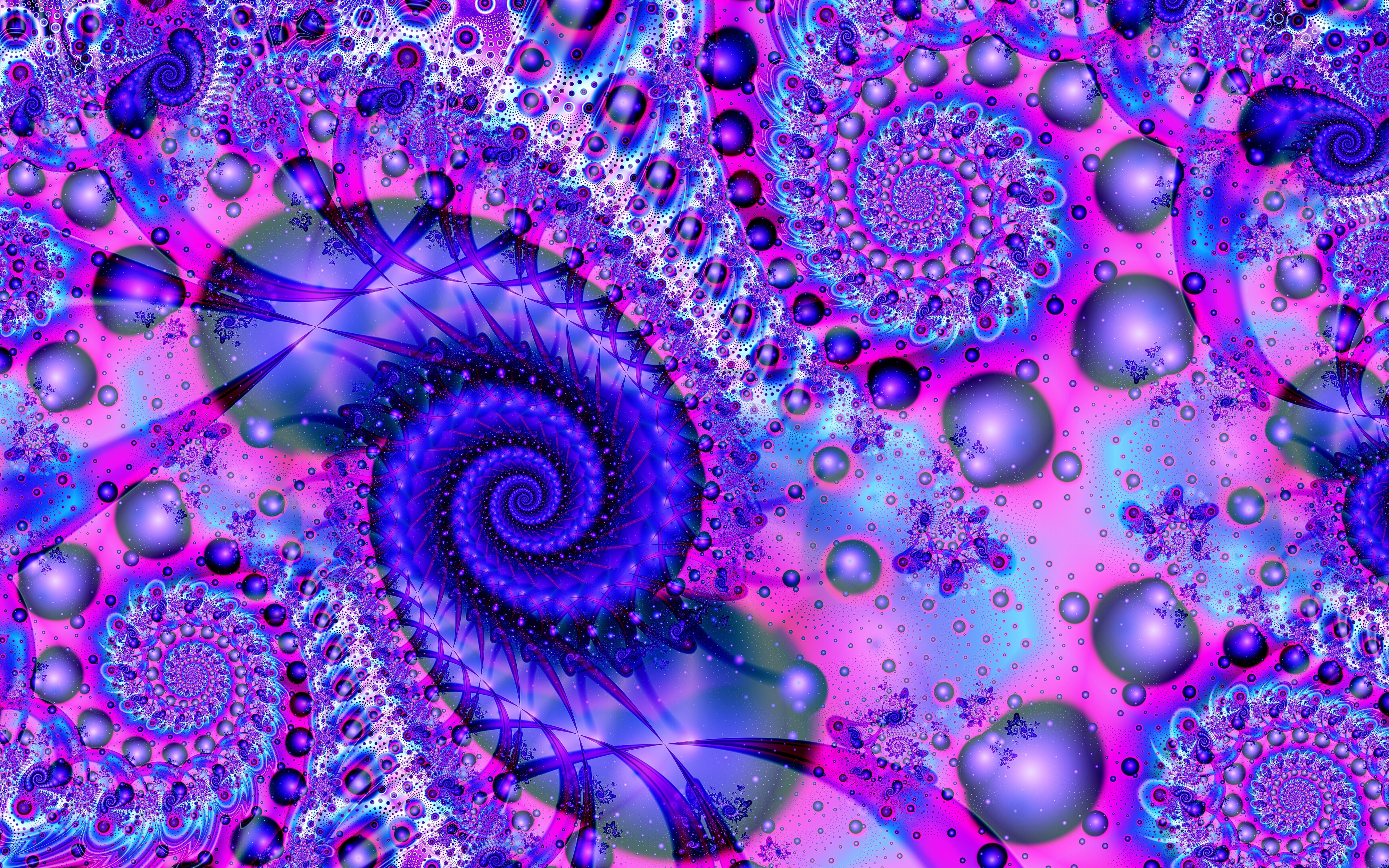 Free download wallpaper Spiral, Bright, Abstract, Patterns, Fractal on your PC desktop
