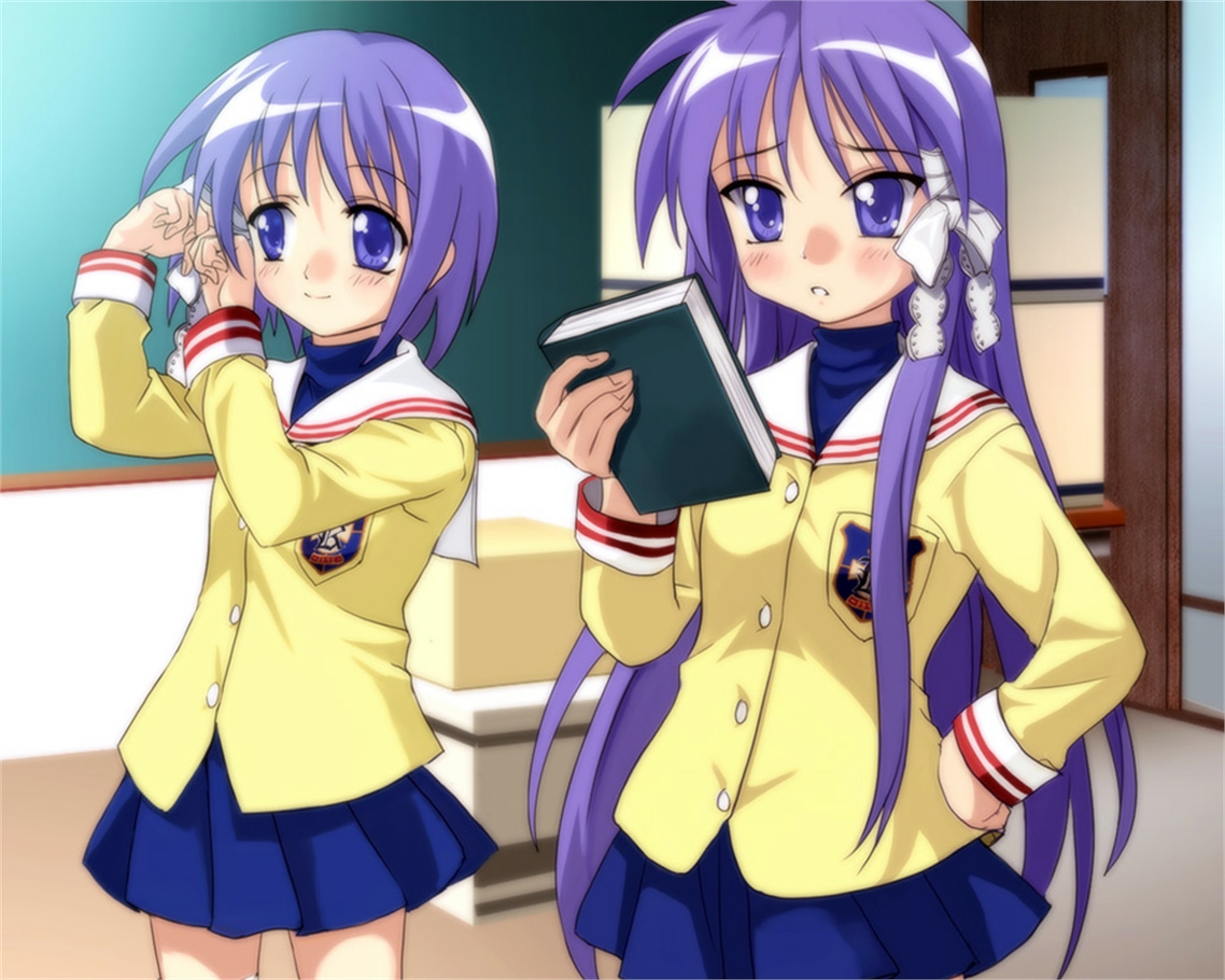 Free download wallpaper Anime, Kyou Fujibayashi, Clannad, Ryou Fujibayashi on your PC desktop