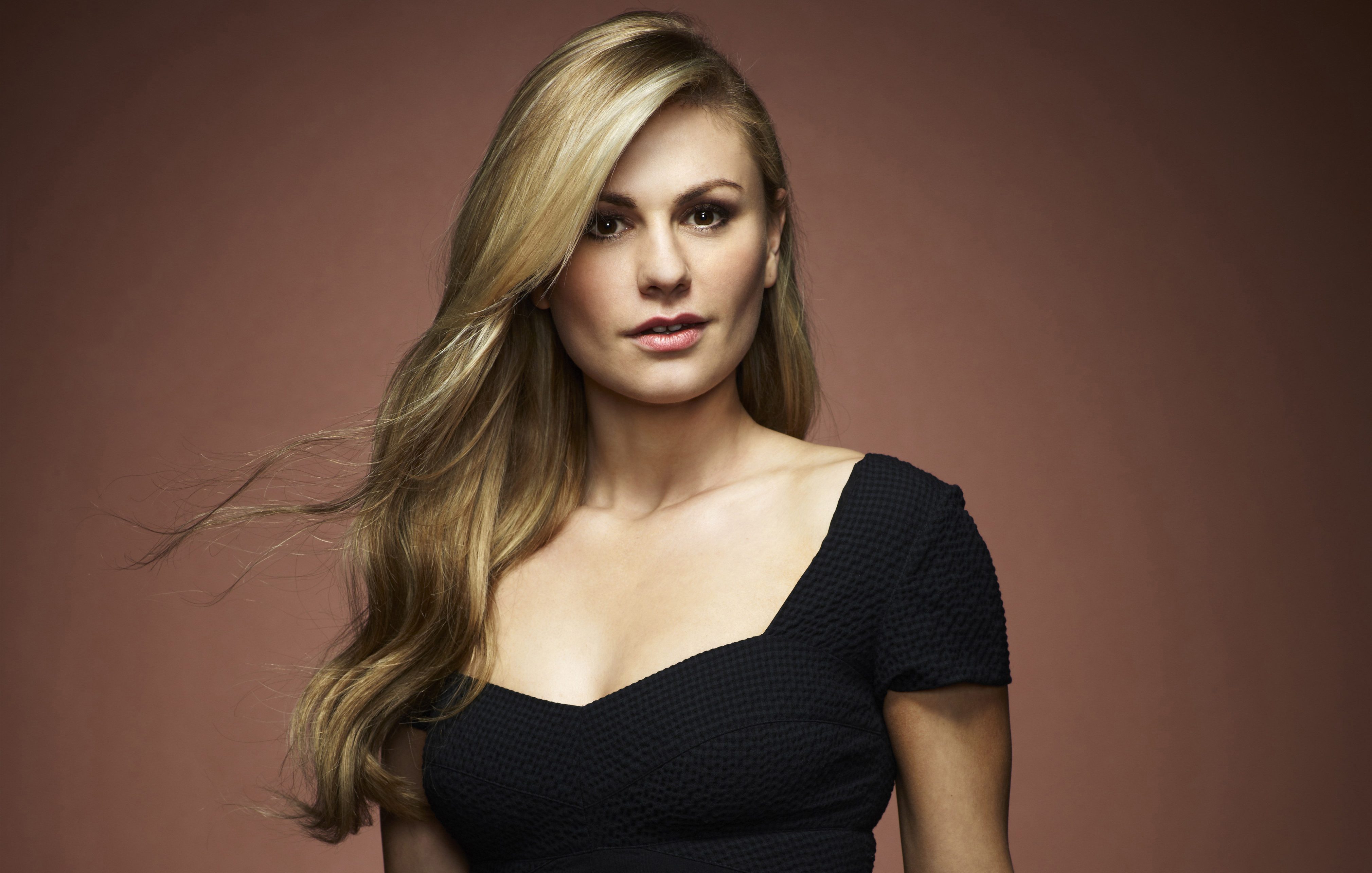 celebrity, anna paquin, actress, american, blonde, brown eyes