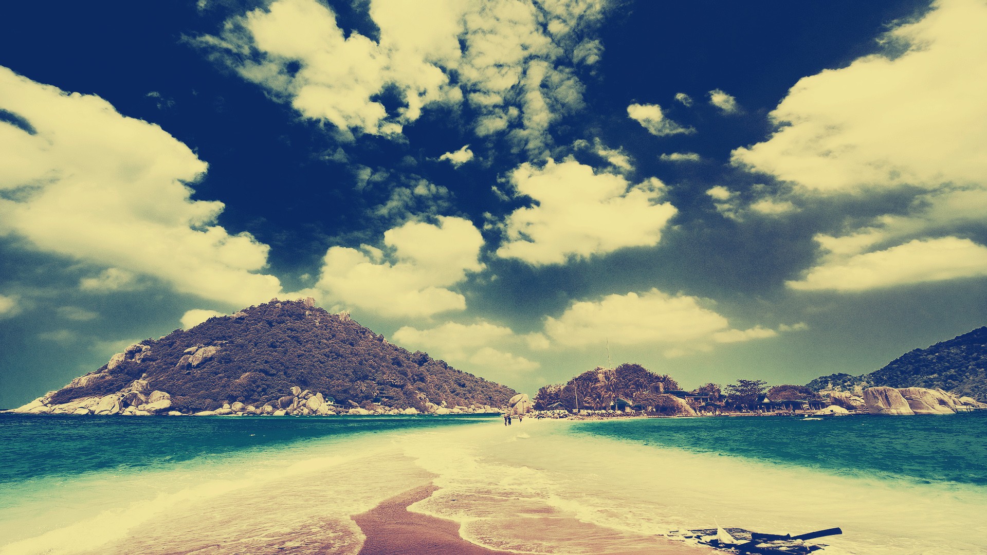 Download mobile wallpaper Landscape, Island, Tropical, Cloud, Photography, Scenic for free.