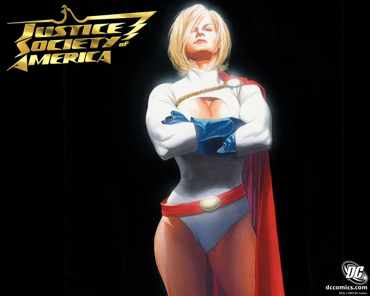 power girl, comics, justice society