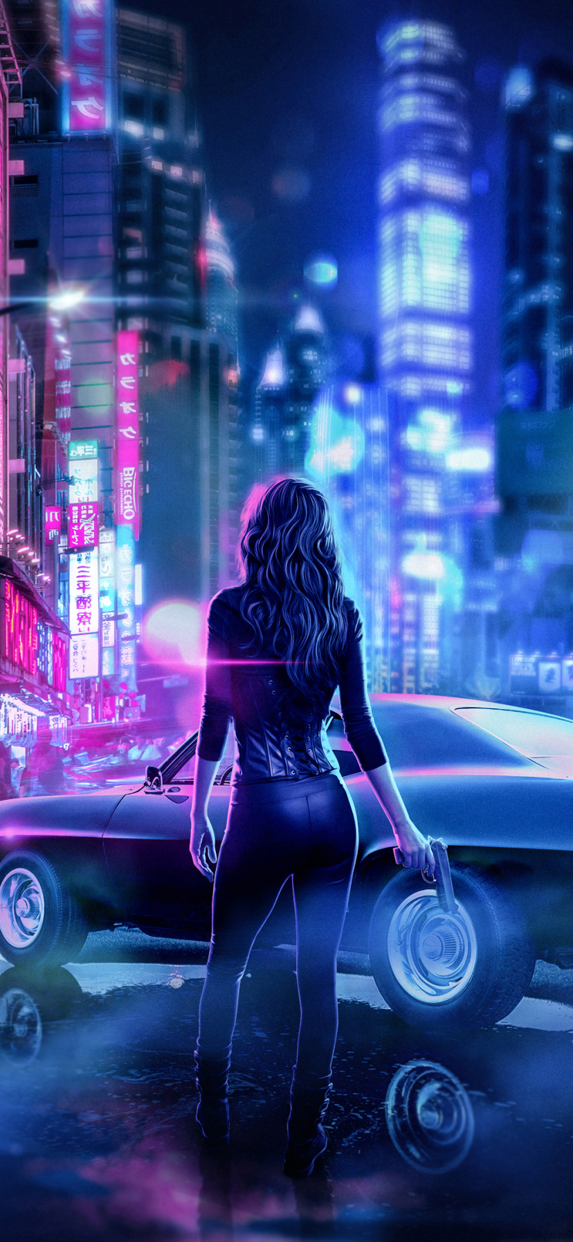 Téléchargez des papiers peints mobile Nuit, Ville, Jeux Vidéo, Cyberpunk 2077 gratuitement.