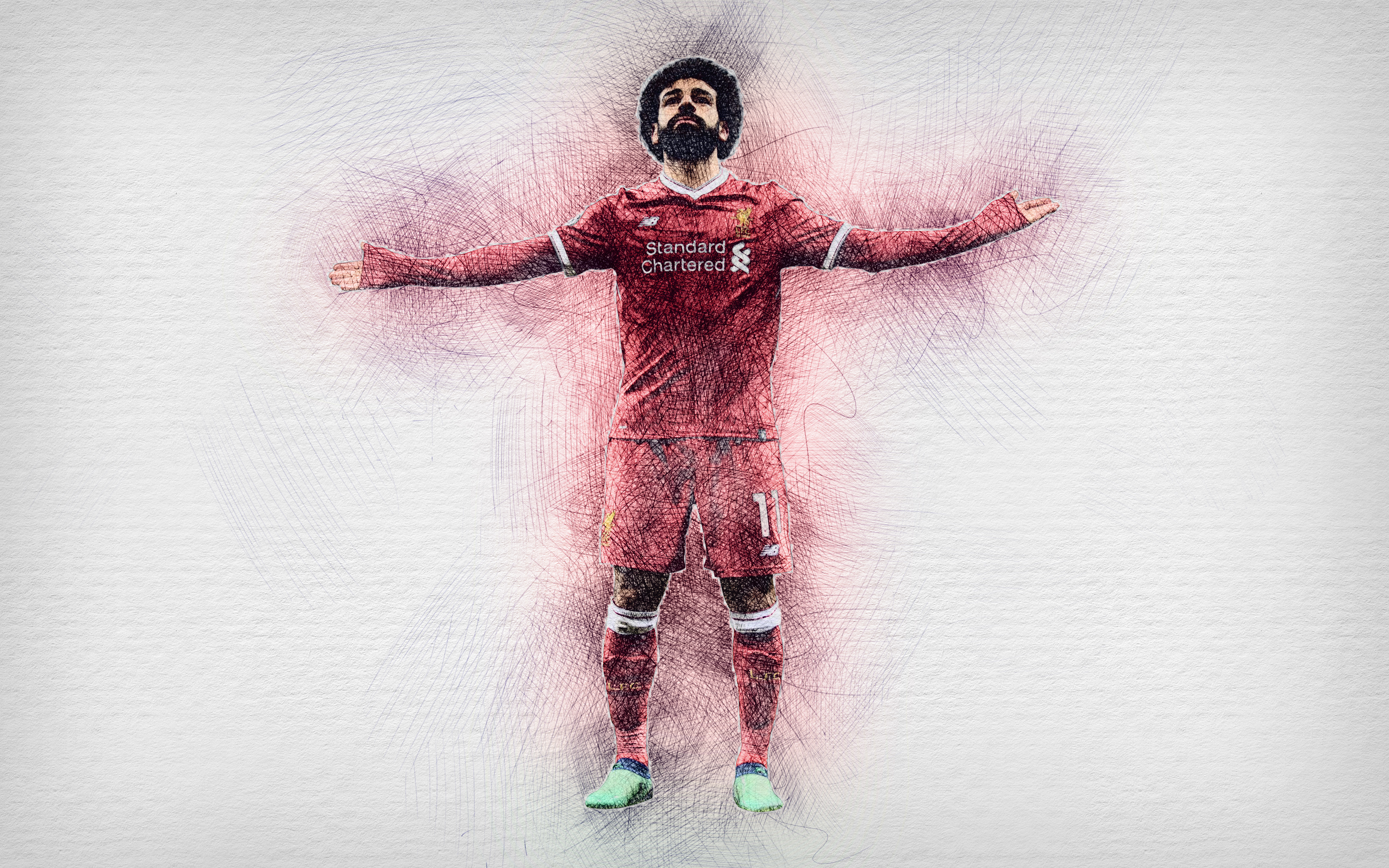 Descarga gratis la imagen Fútbol, Deporte, Liverpool Fc, Mohamed Salah en el escritorio de tu PC