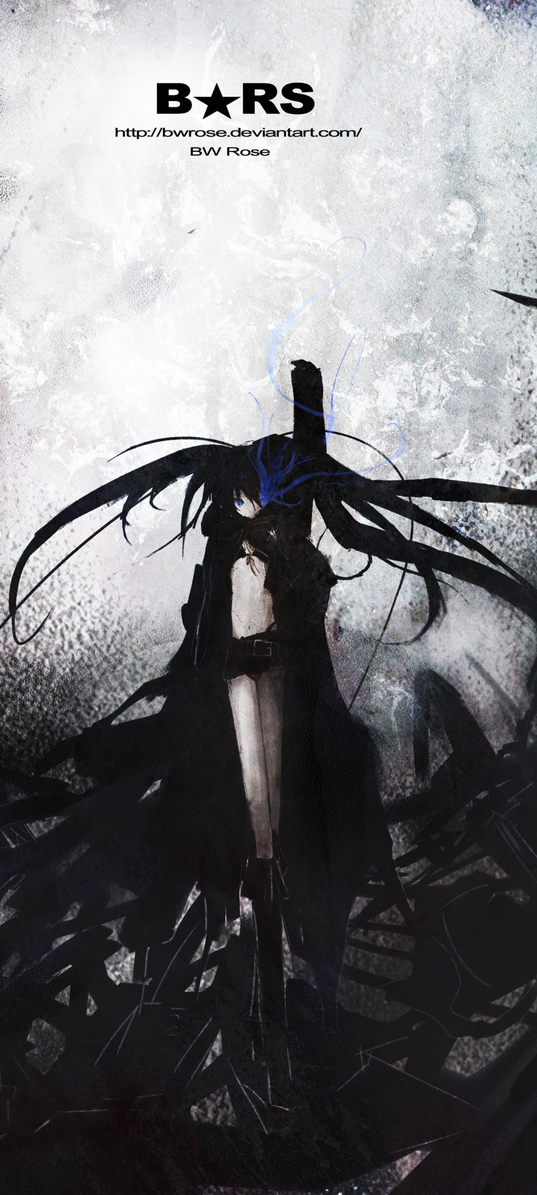 Download mobile wallpaper Anime, Black Rock Shooter for free.