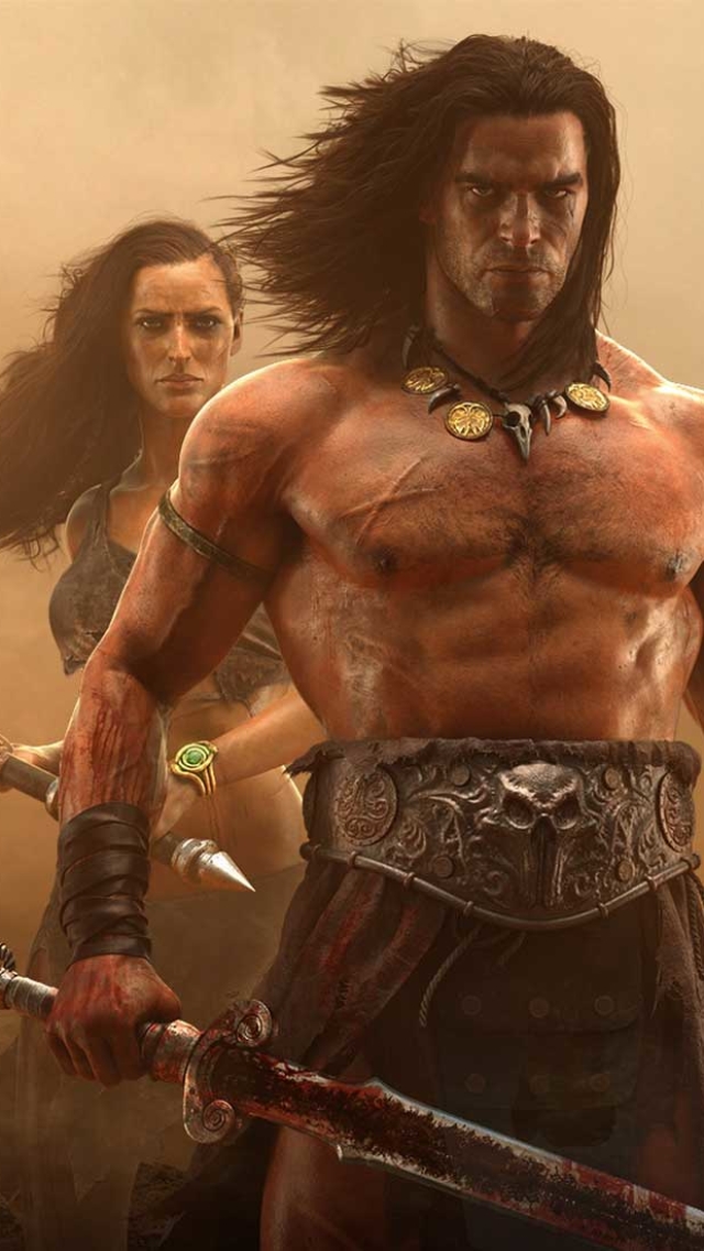 video game, conan exiles phone wallpaper