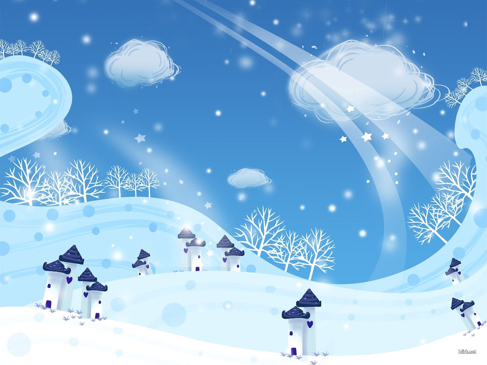 Download PC Wallpaper holidays, winter, houses, new year, snow, christmas, snowstorm, winter storm