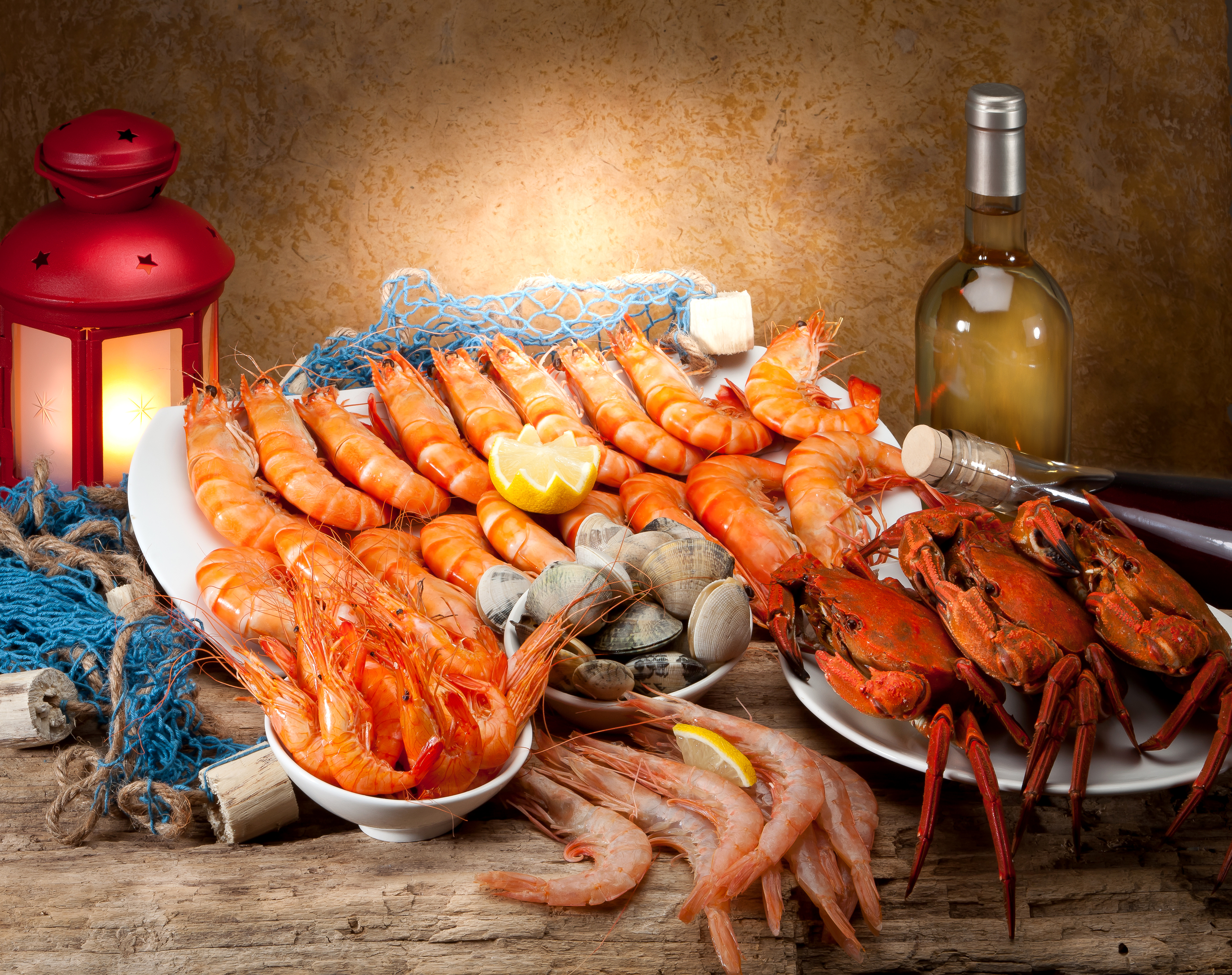 1528968 Hintergrundbild herunterladen nahrungsmittel, meeresfrüchte, krabbe, laterne, hummer, garnele - Bildschirmschoner und Bilder kostenlos