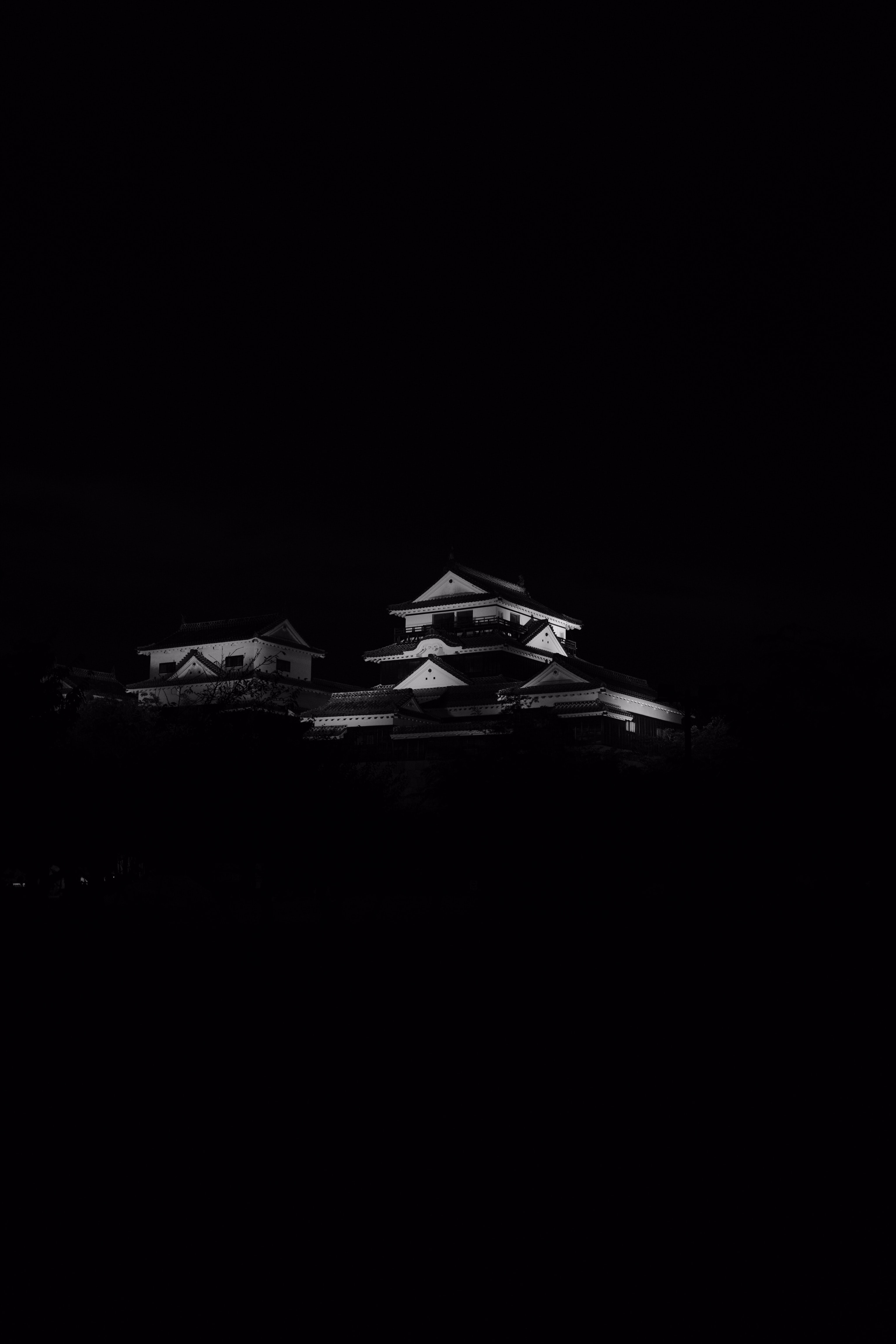Download mobile wallpaper Building, Chb, Bw, Architecture, Pagoda for free.