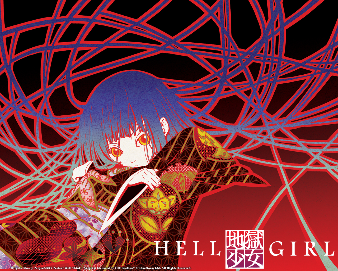 anime, jigoku shōjo, hell girl