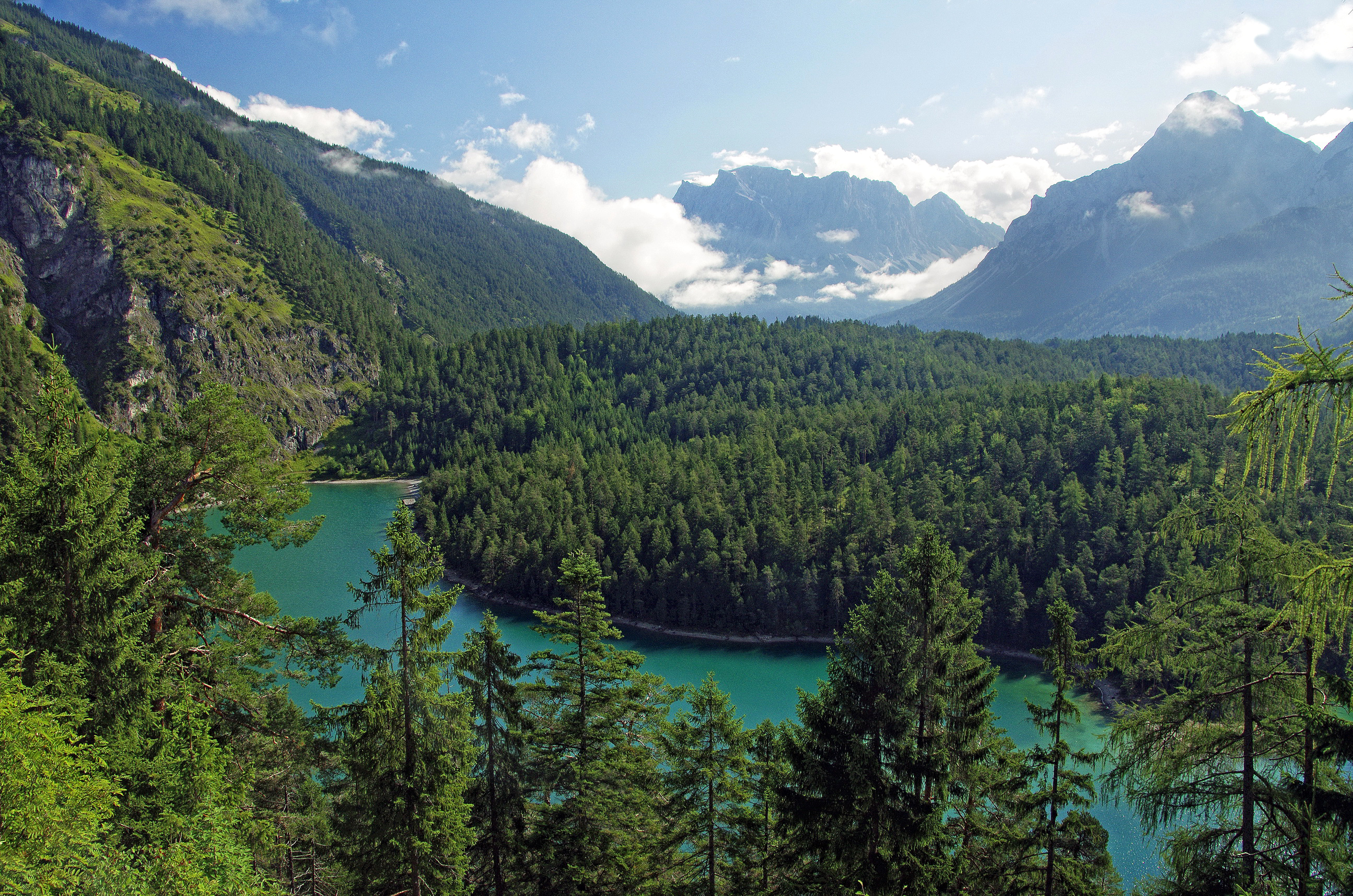 Laden Sie das Landschaft, Natur, Wald, Baum, Fluss, Österreich, Gebirge, Wolke, Erde/natur-Bild kostenlos auf Ihren PC-Desktop herunter