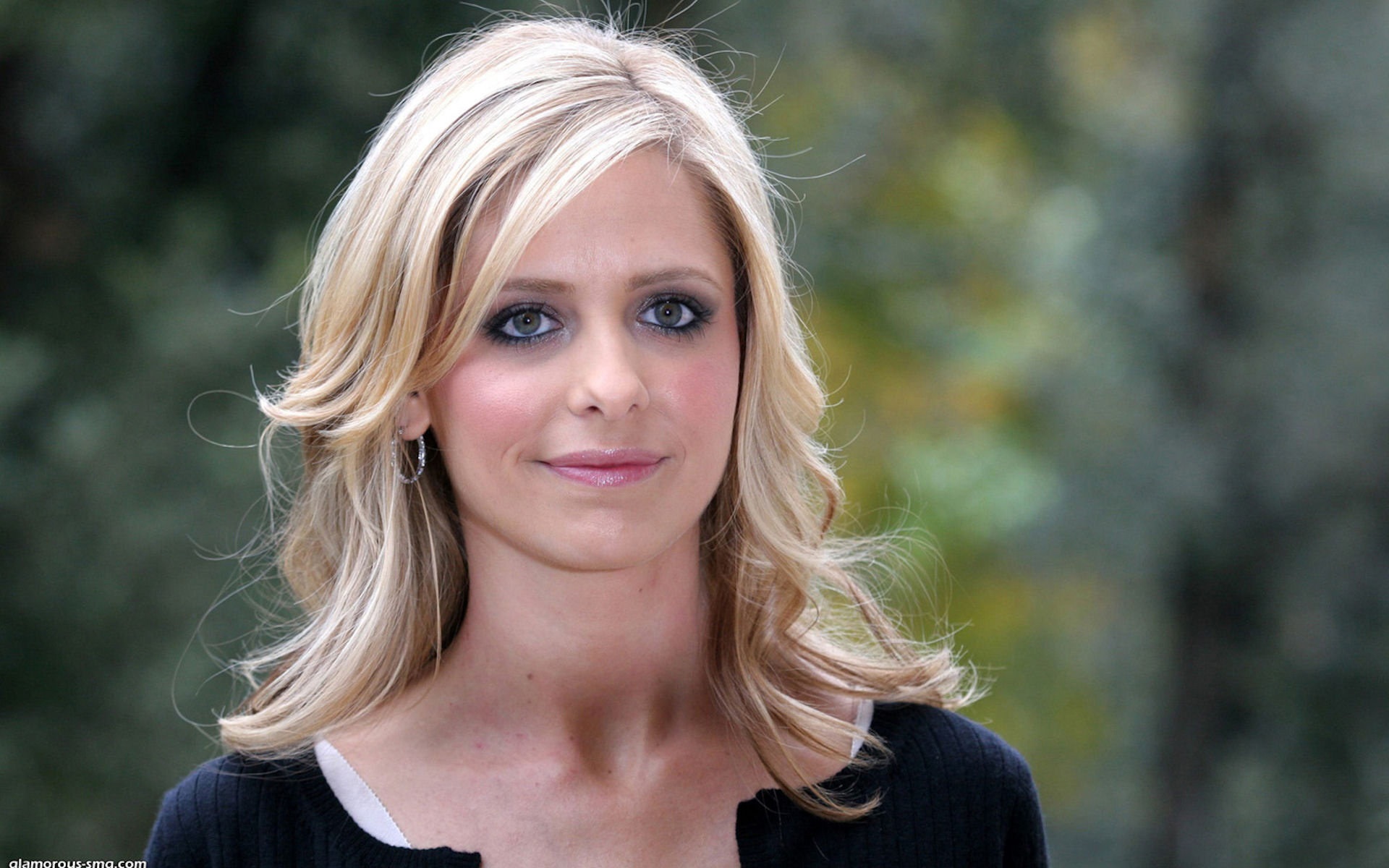 Laden Sie das Blondinen, Berühmtheiten, Darstellerin, Sarah Michelle Gellar-Bild kostenlos auf Ihren PC-Desktop herunter