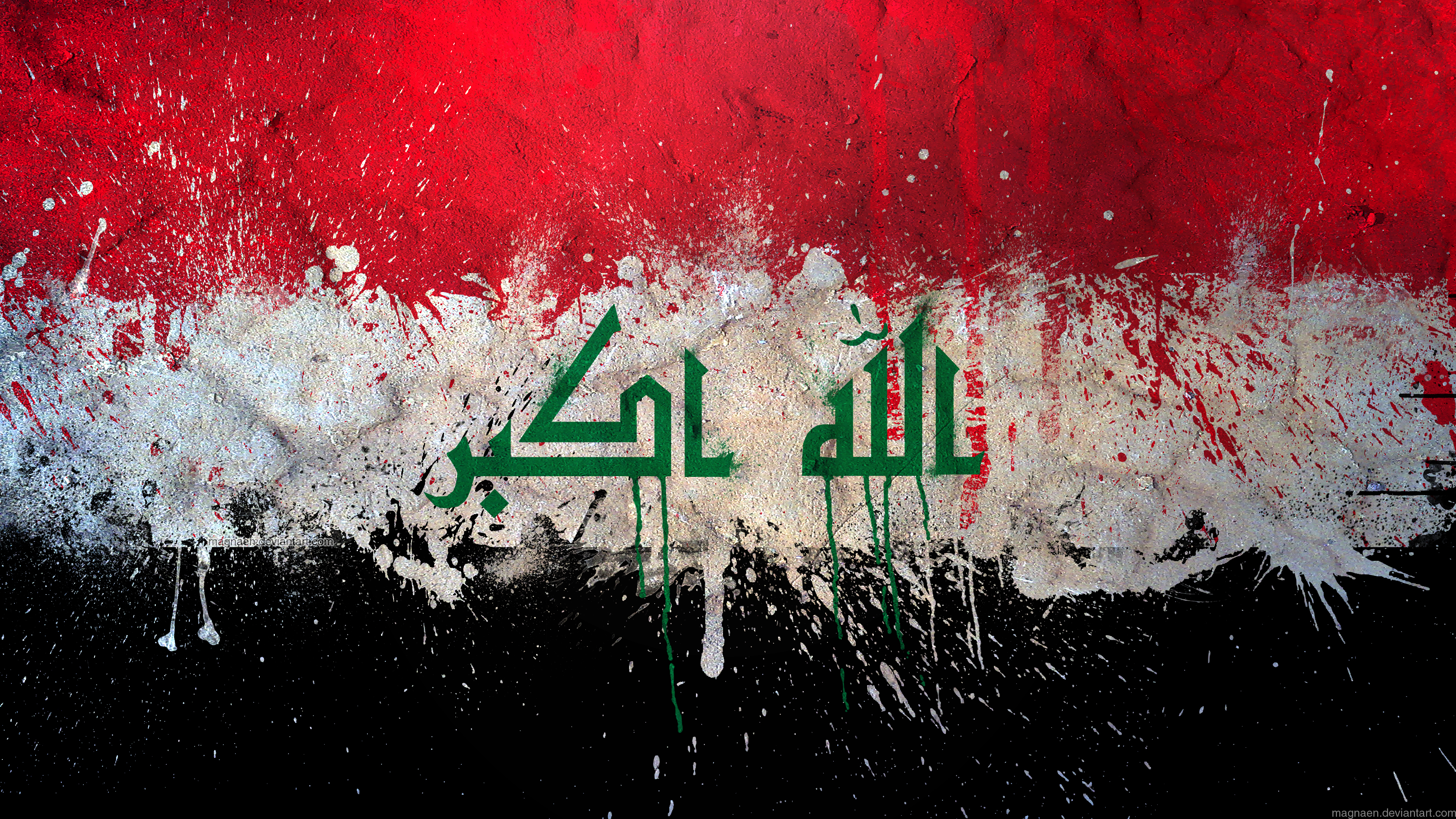 Скачать обои Флаг Ирака на телефон бесплатно