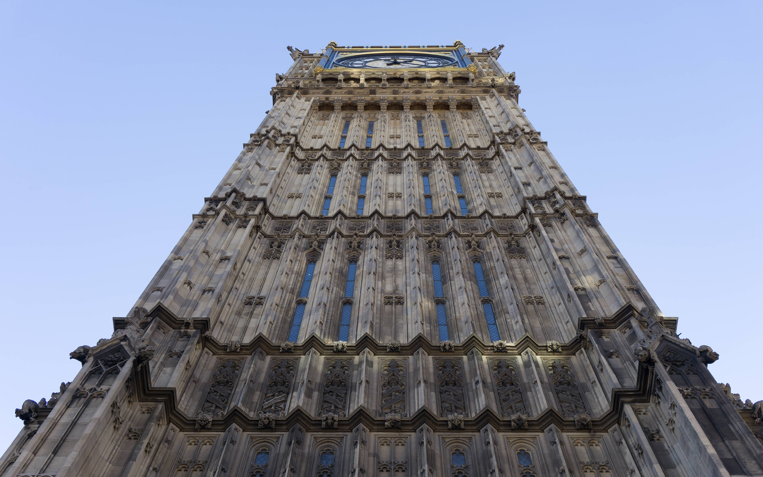 Скачать обои бесплатно Памятники, Лондон, Часы, Здание, Великобритания, Англия, Сделано Человеком, Большой Бен картинка на рабочий стол ПК