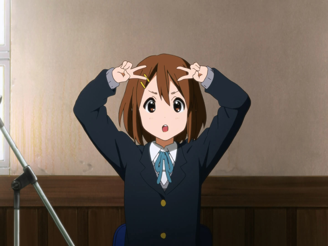 Handy-Wallpaper Animes, K On!, Yui Hirasawa kostenlos herunterladen.