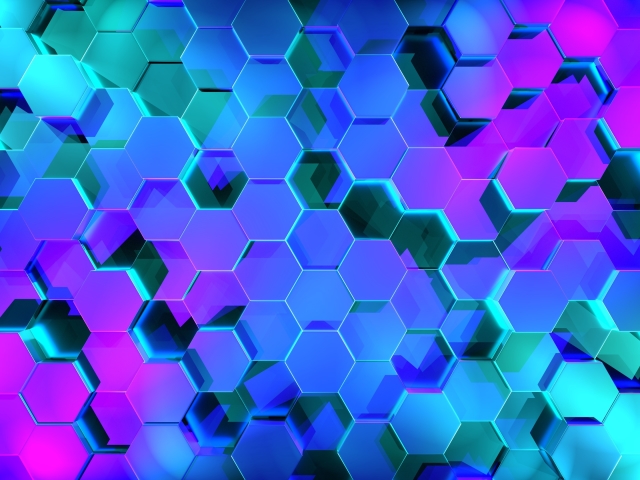 Download mobile wallpaper Abstract, Colors, Purple, Hexagon, Geometry for free.