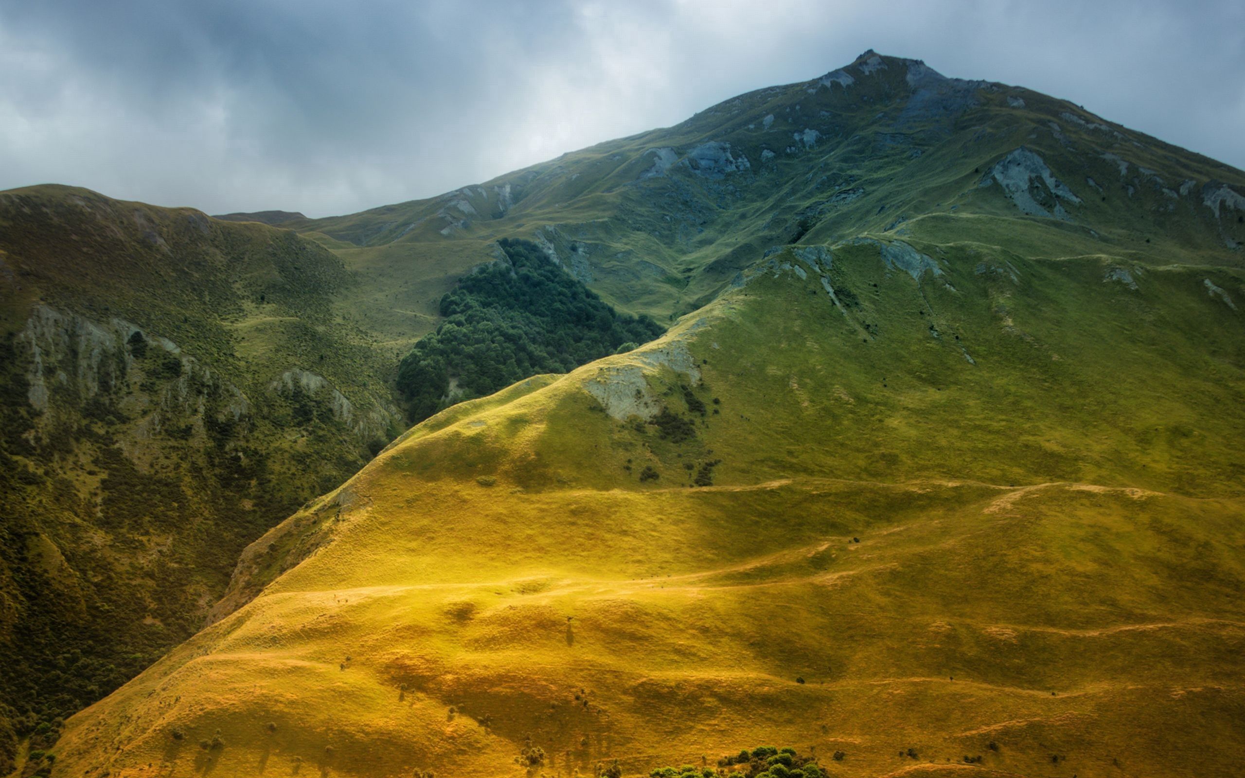 Laden Sie das Natur, Grass, Sky, Mountains-Bild kostenlos auf Ihren PC-Desktop herunter