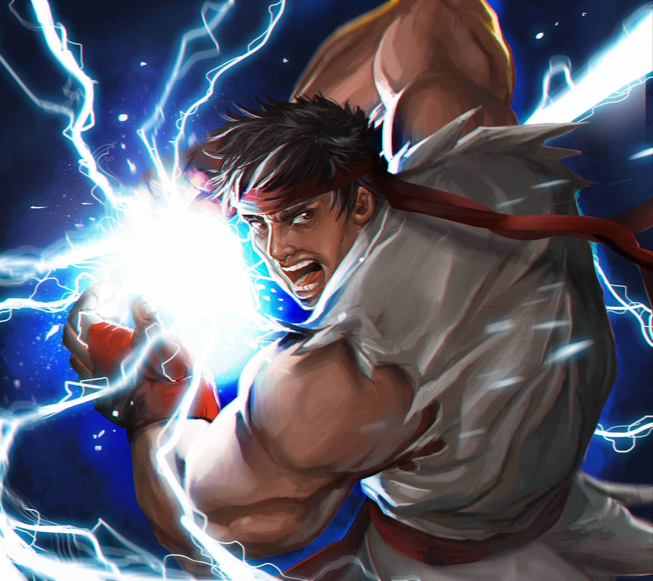 Laden Sie das Computerspiele, Straßenkämpfer, Ryu (Straßenkämpfer)-Bild kostenlos auf Ihren PC-Desktop herunter