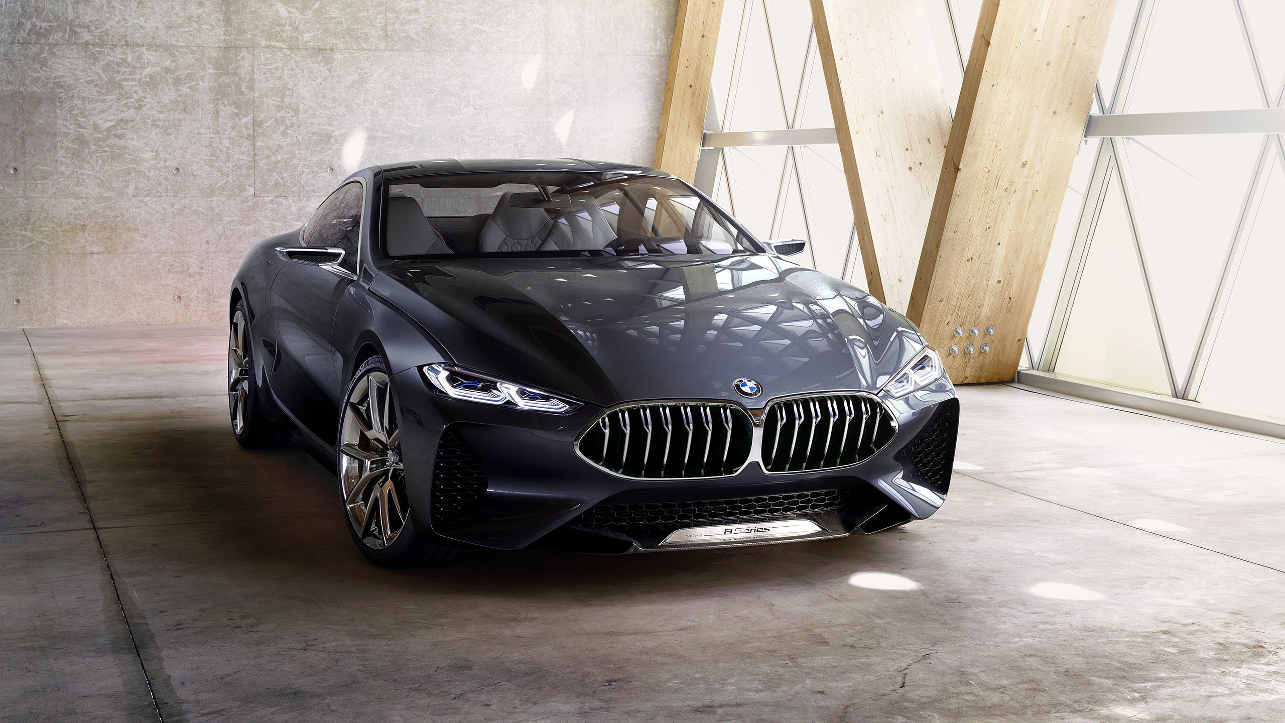 Download mobile wallpaper Bmw, Car, Bmw 8 Series, Vehicles, Grand Tourer, Silver Car for free.