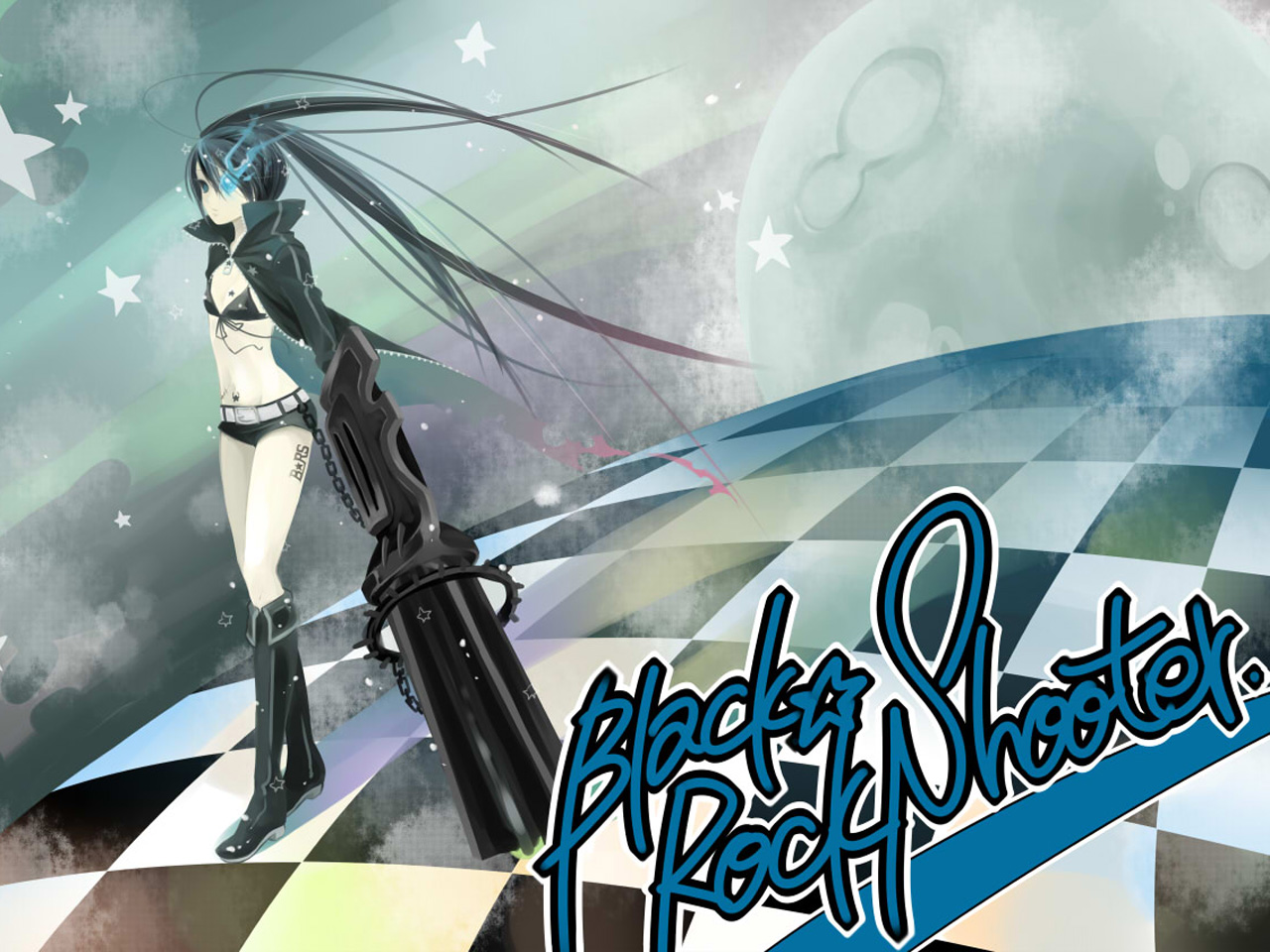 Download mobile wallpaper Anime, Black Rock Shooter for free.