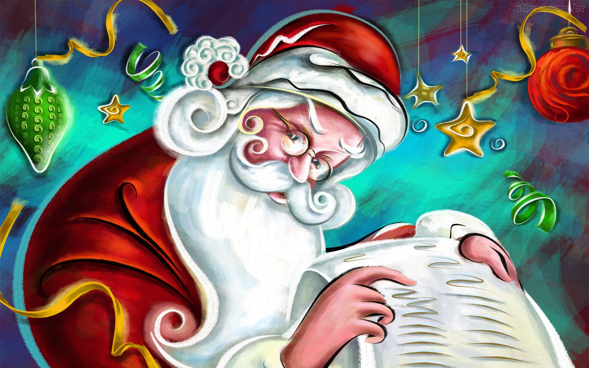 Free download wallpaper Christmas, Holiday, Santa on your PC desktop