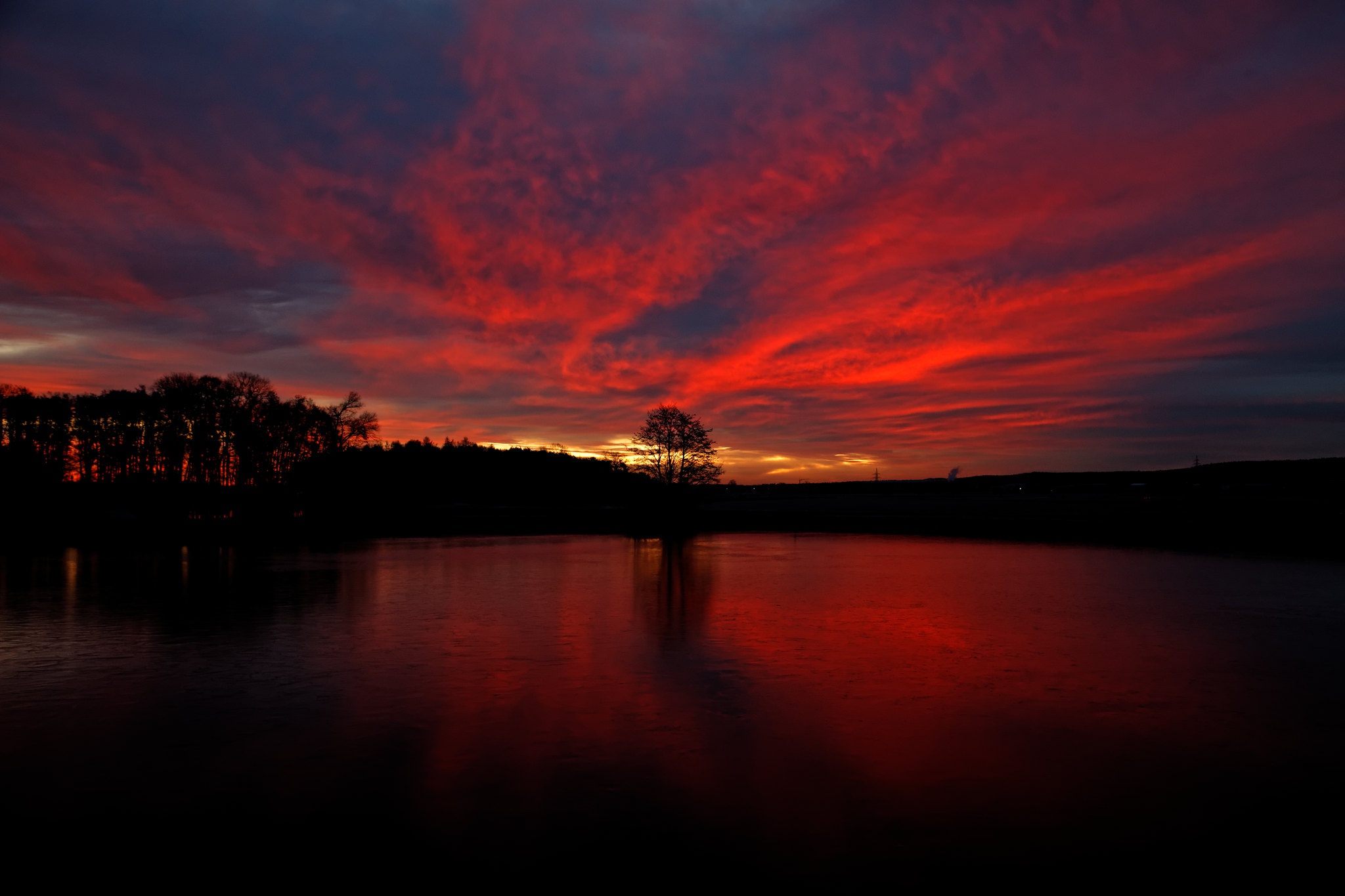 Laden Sie das See, Wolke, Himmel, Sonnenuntergang, Erde/natur-Bild kostenlos auf Ihren PC-Desktop herunter