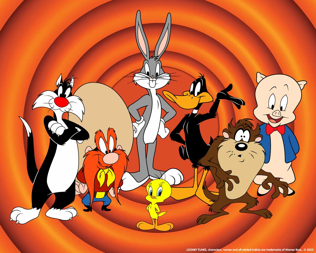 1479699 Hintergrundbild herunterladen fernsehserien, bugs bunny, daffy duck, sylvester (looney tunes), tasmanischer teufel (looney tunes), tweety, yosemite sam, looney tunes - Bildschirmschoner und Bilder kostenlos