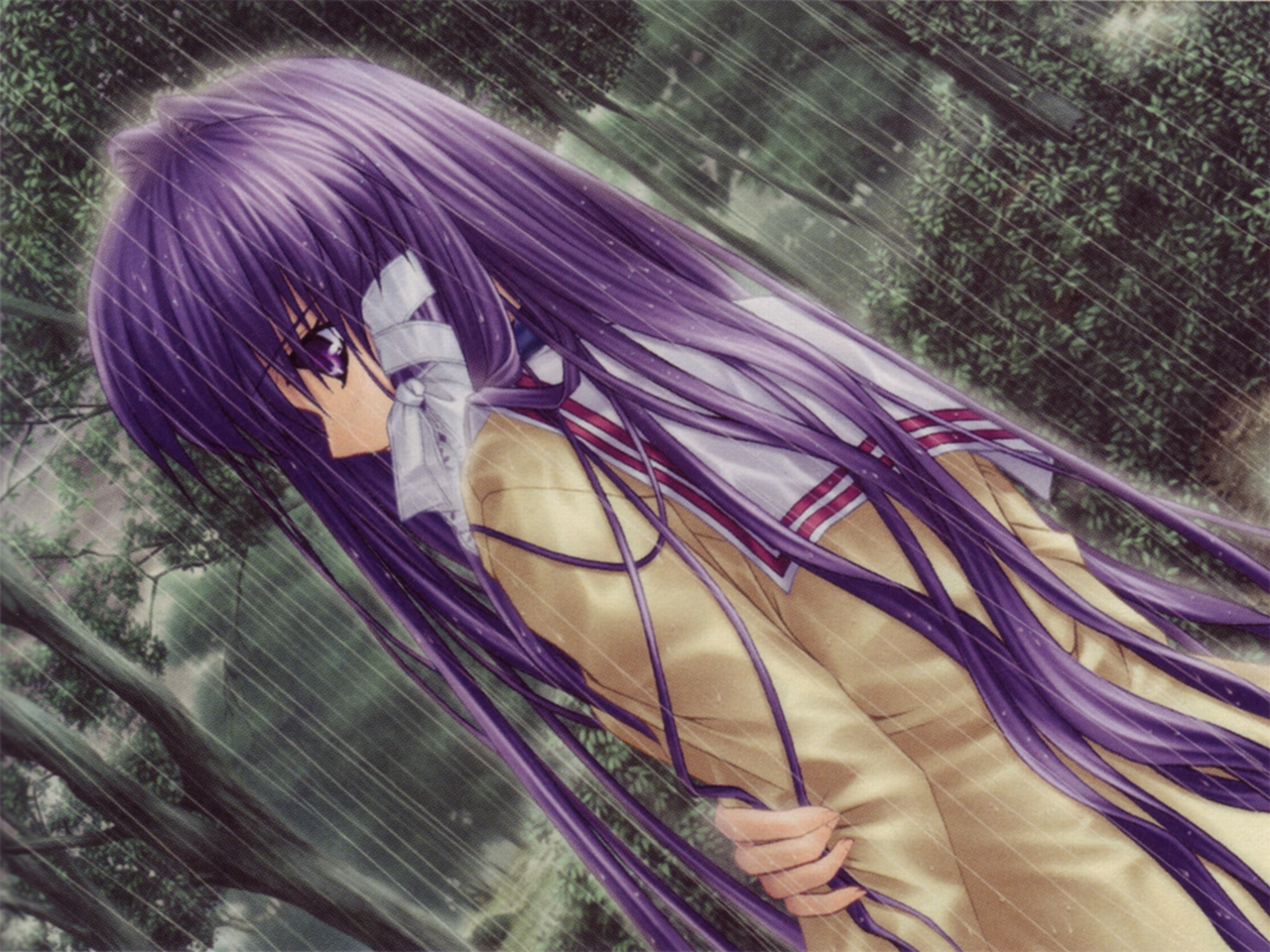 Handy-Wallpaper Animes, Kyou Fujibayashi, Clannad kostenlos herunterladen.