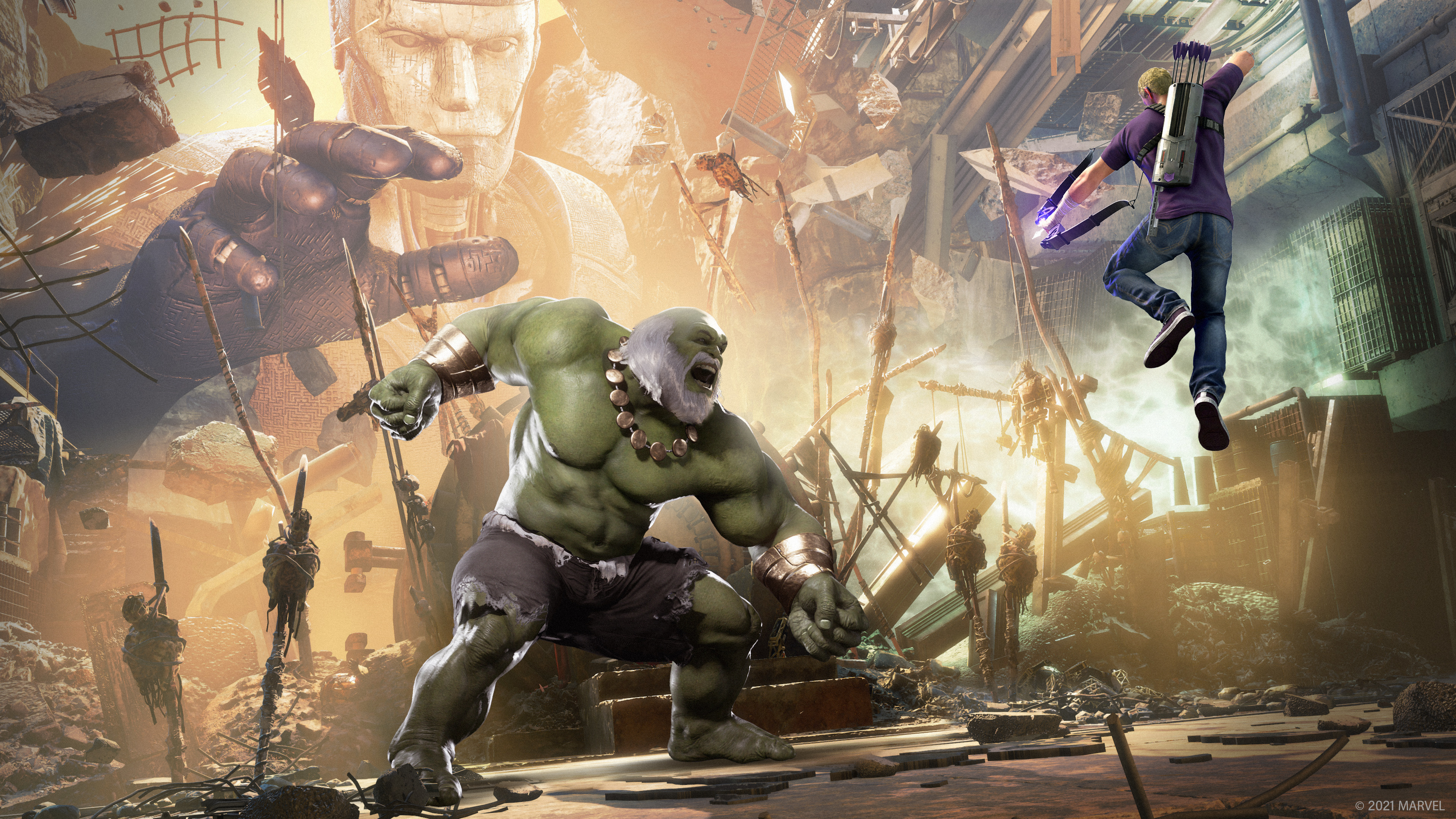 Laden Sie das Computerspiele, Die Rächer, Marvel's Avengers-Bild kostenlos auf Ihren PC-Desktop herunter