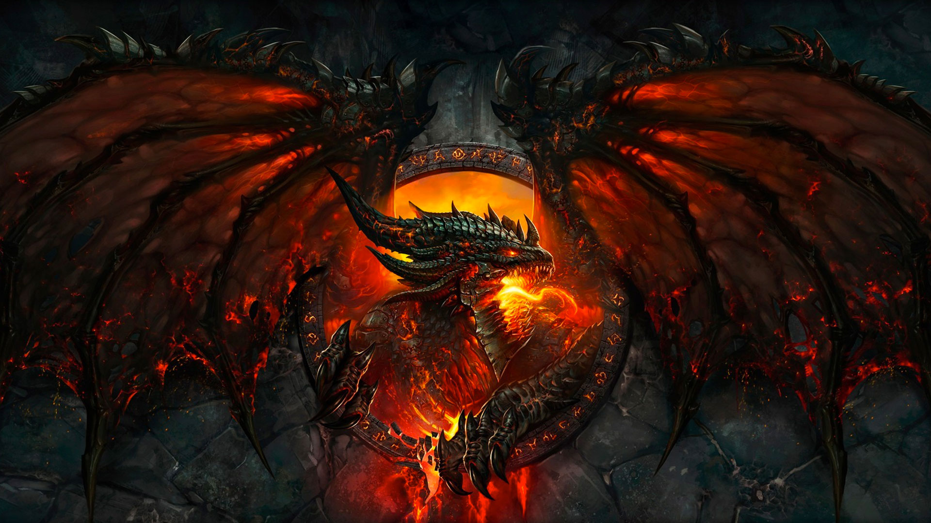 deathwing (world of warcraft), video game, world of warcraft: cataclysm, dragon, warcraft