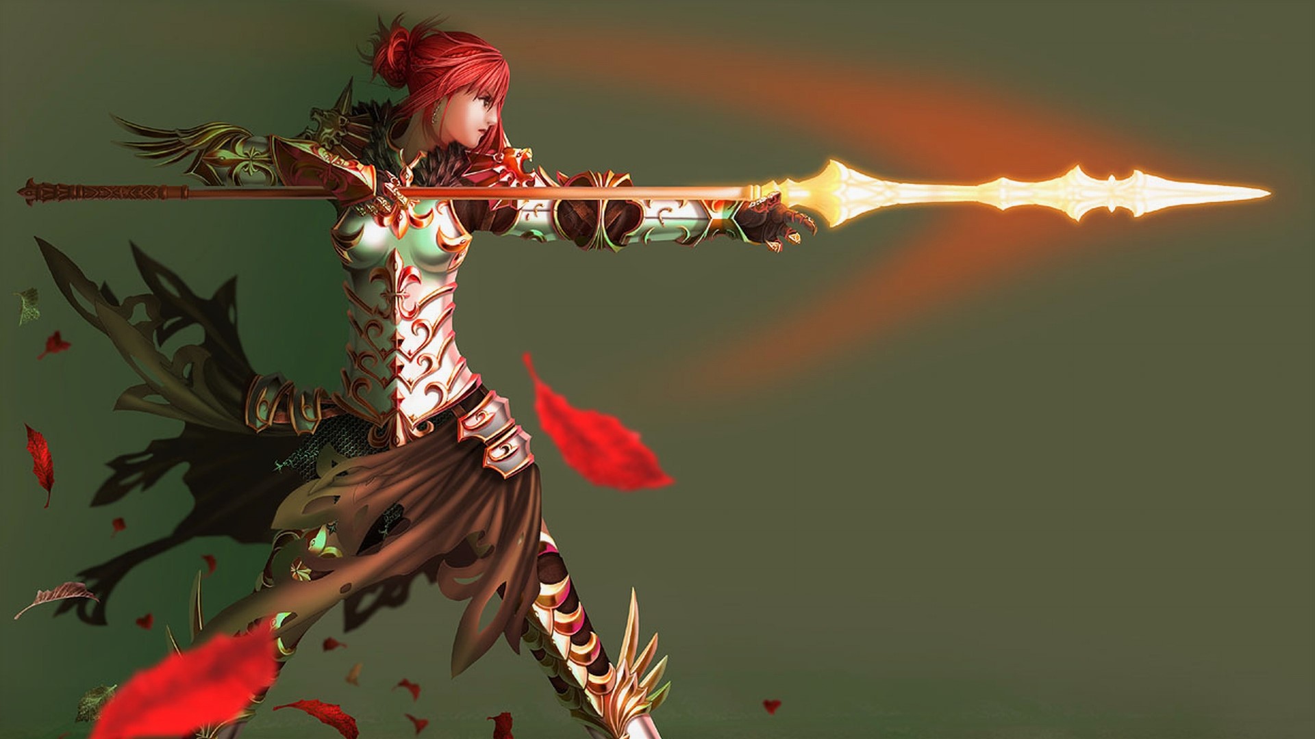 Free download wallpaper Fantasy, Weapon, Armor, Spear, Women Warrior, Woman Warrior on your PC desktop