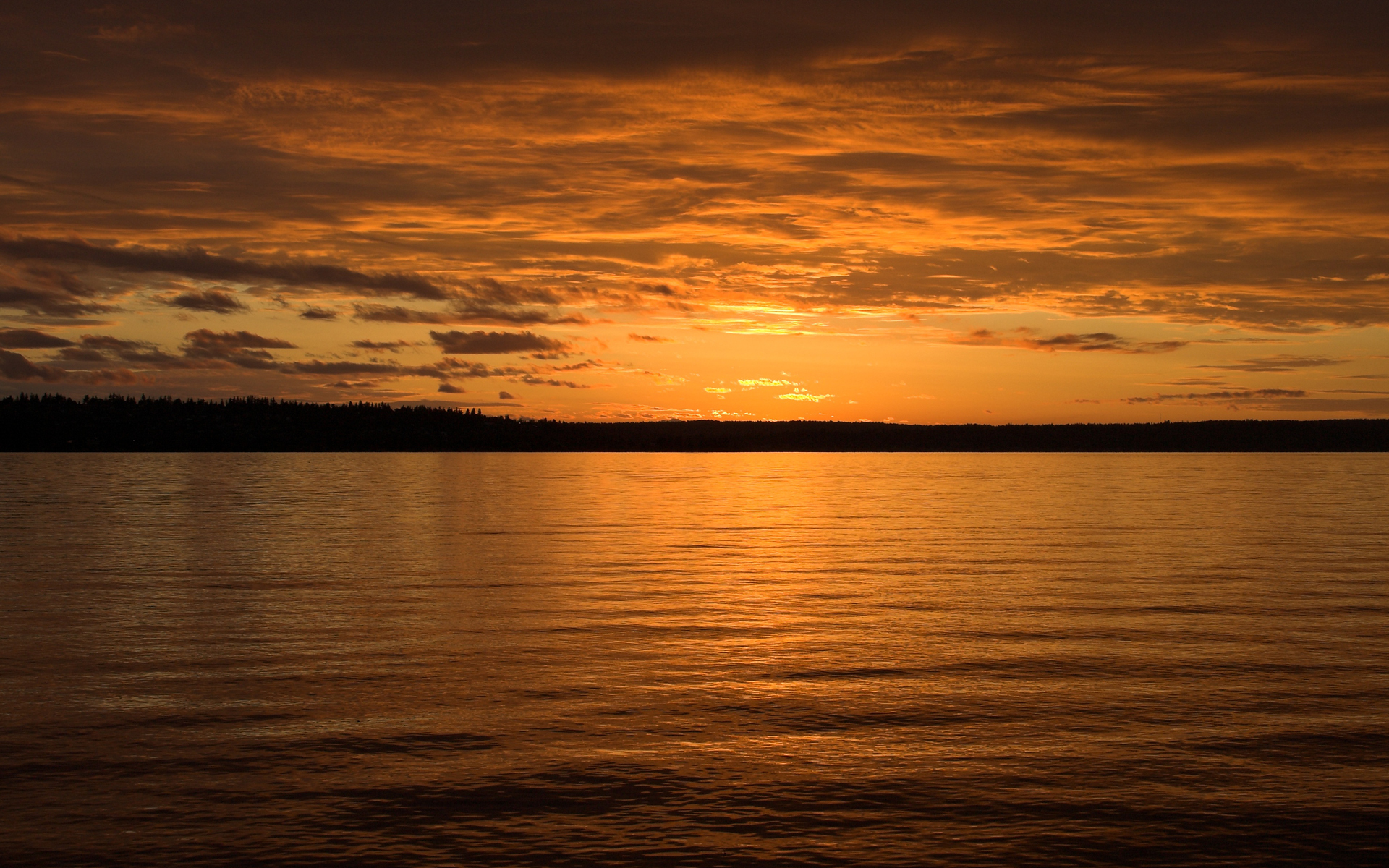 PCデスクトップに風景, 川, 日没, オレンジ, 自然画像を無料でダウンロード