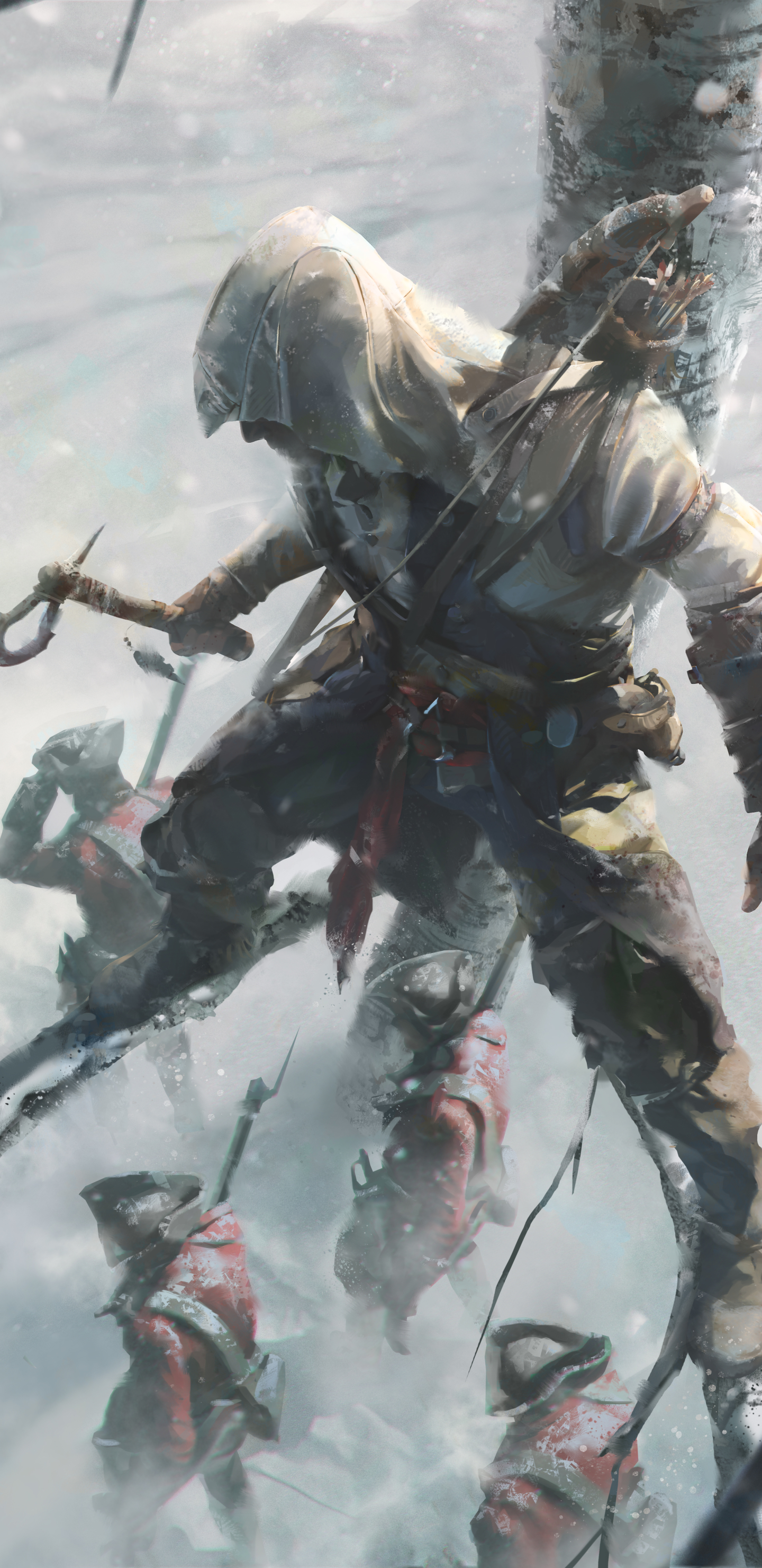 Handy-Wallpaper Krieger, Soldat, Computerspiele, Assassin's Creed, Connor (Assassin's Creed), Assassin's Creed Iii kostenlos herunterladen.