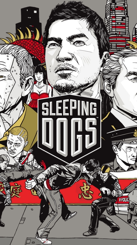 video game, sleeping dogs cellphone