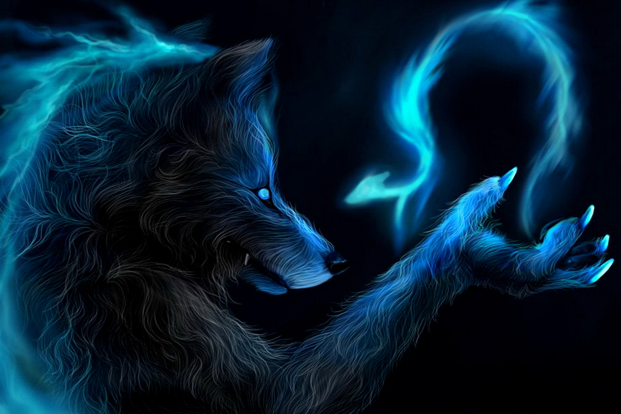 Laden Sie das Wolf, Düster, Werwolf-Bild kostenlos auf Ihren PC-Desktop herunter