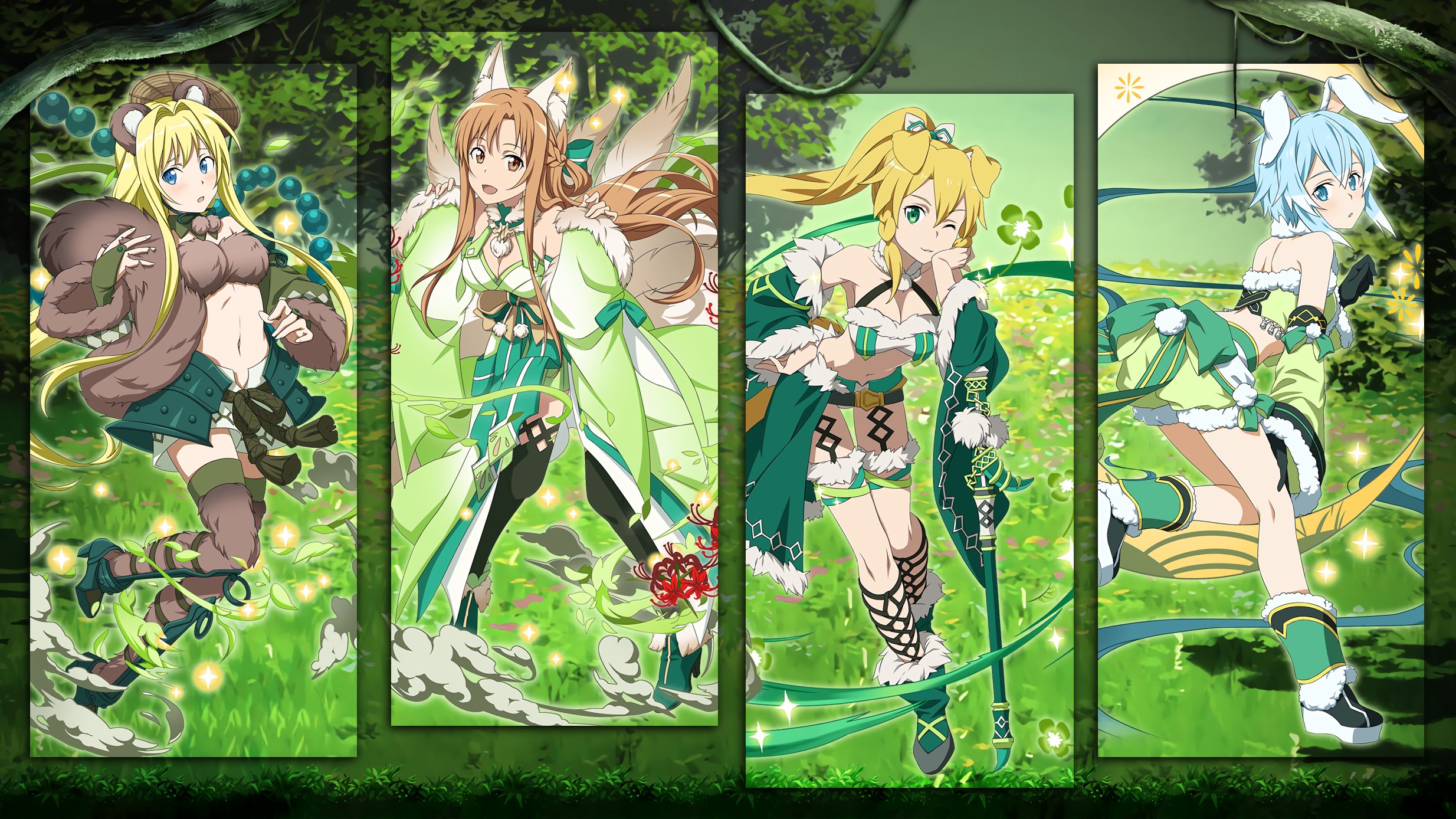 Download mobile wallpaper Anime, Sword Art Online, Animal Ears, Sword Art Online: Memory Defrag for free.