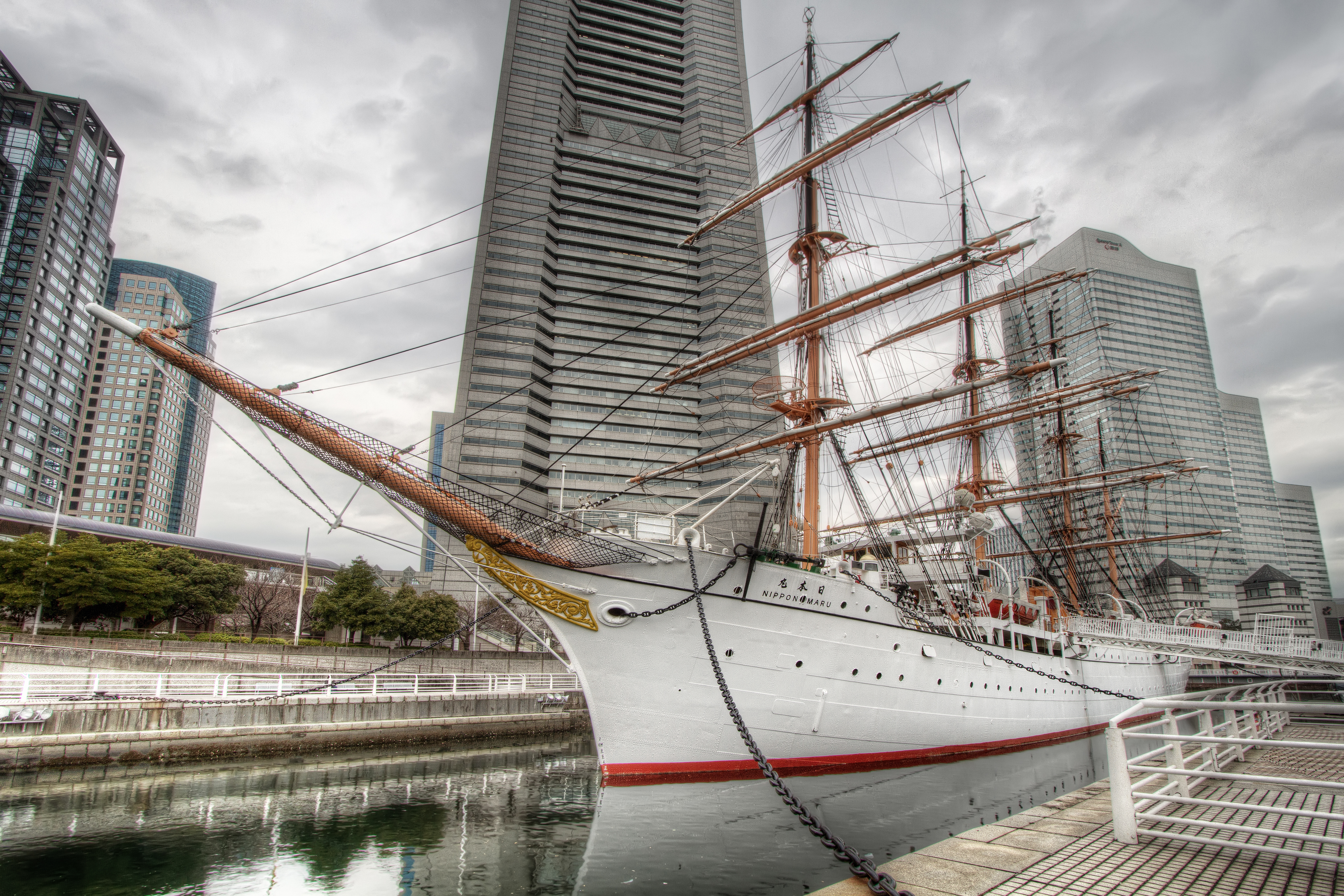 Handy-Wallpaper Schiff, Yokohama, Fahrzeuge, Nippon Maru kostenlos herunterladen.