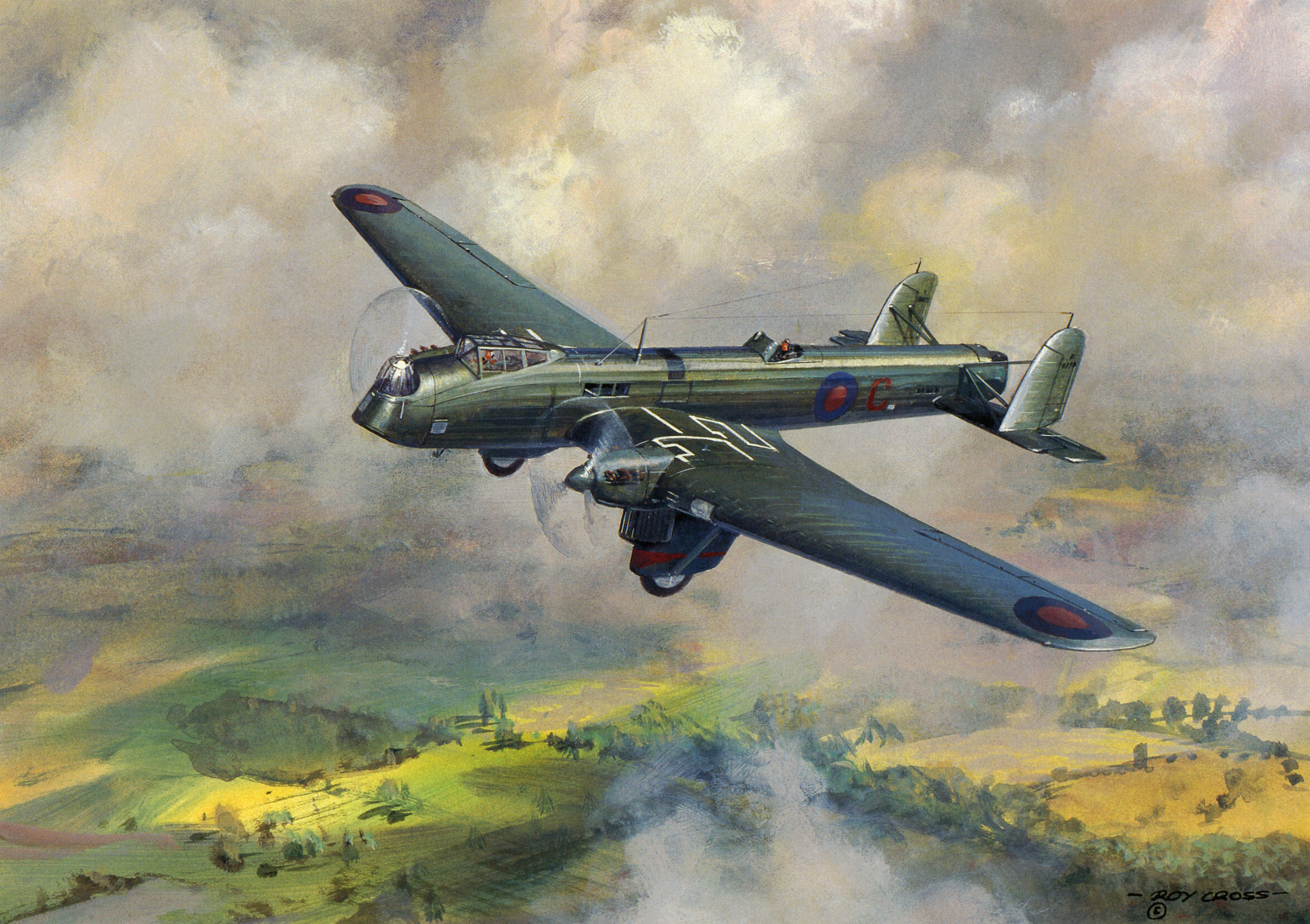 Free download wallpaper Military, Fairey Hendon, Bombers on your PC desktop