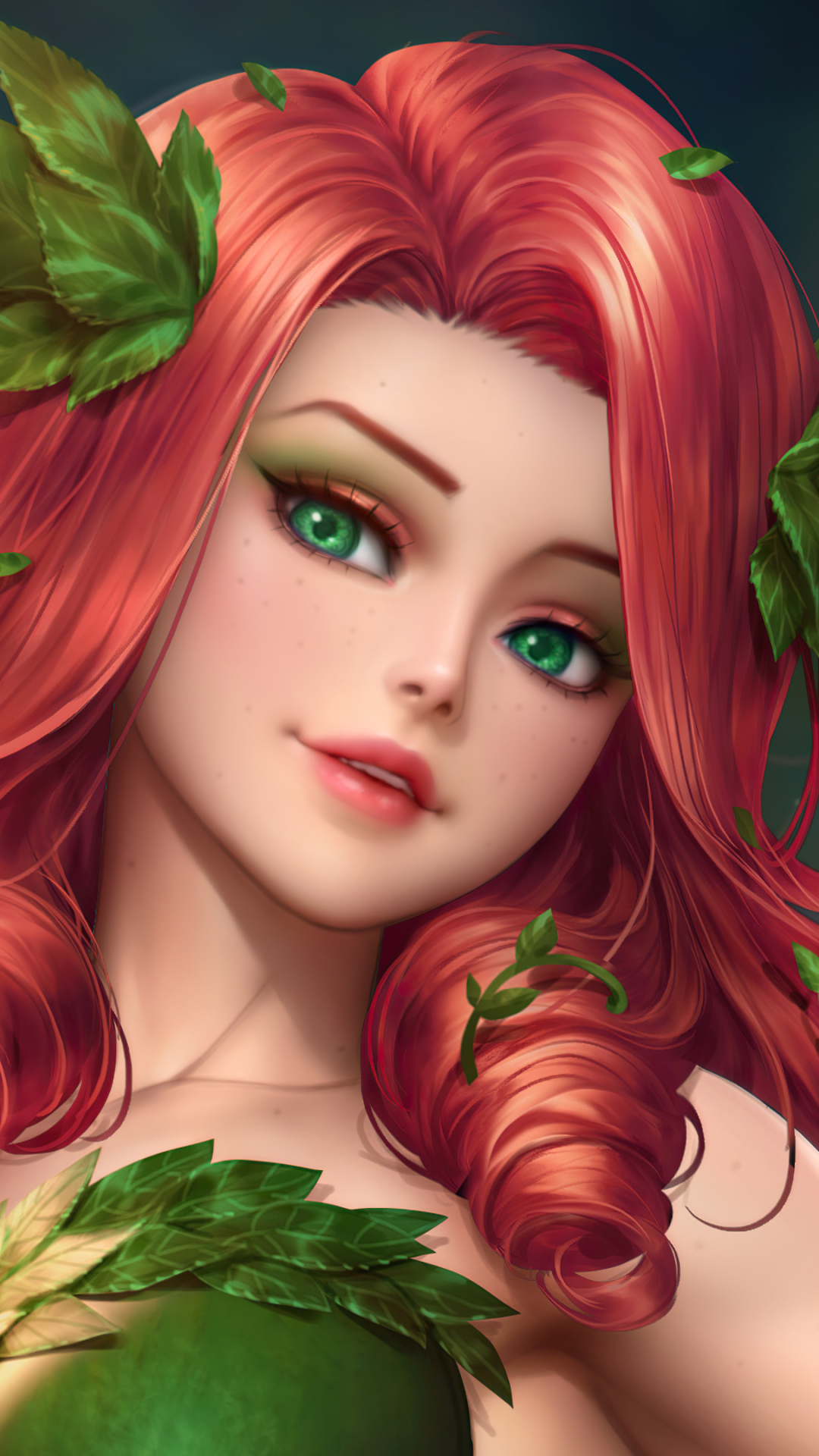 Download mobile wallpaper Green Eyes, Comics, Red Hair, Dc Comics, Poison Ivy for free.