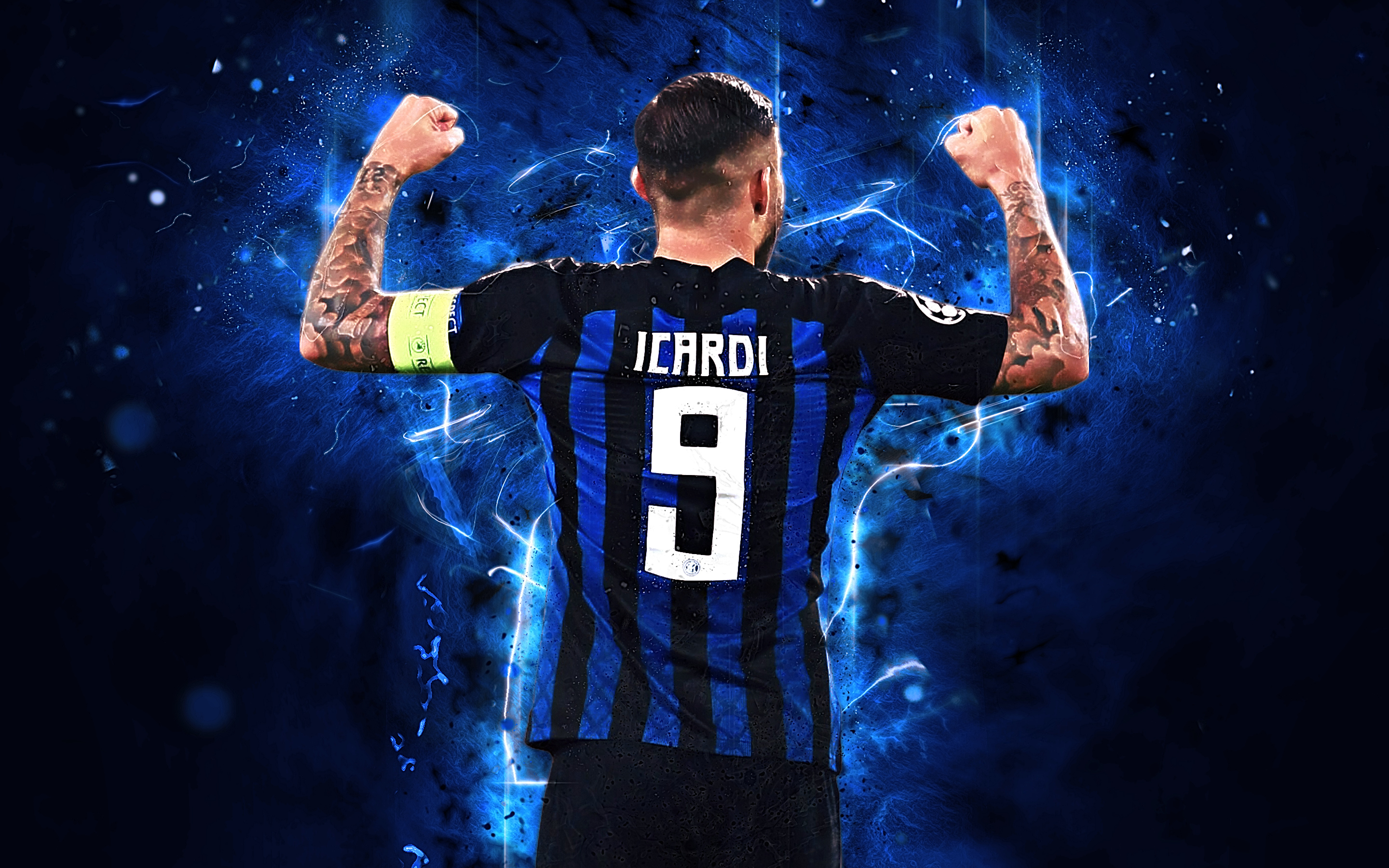 Free download wallpaper Sports, Soccer, Inter Milan, Mauro Icardi on your PC desktop