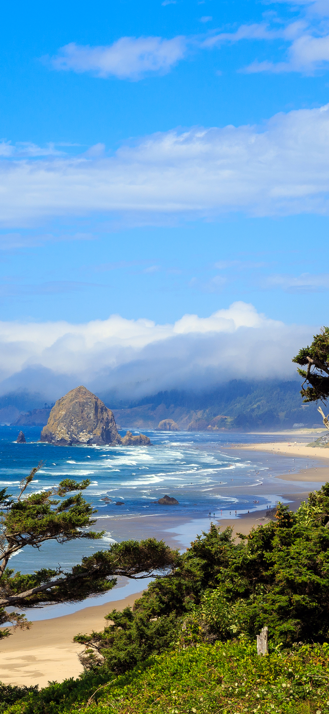 Download mobile wallpaper Landscape, Nature, Sea, Beach, Usa, Coast, Ocean, Earth, Cloud, Coastline, Oregon for free.